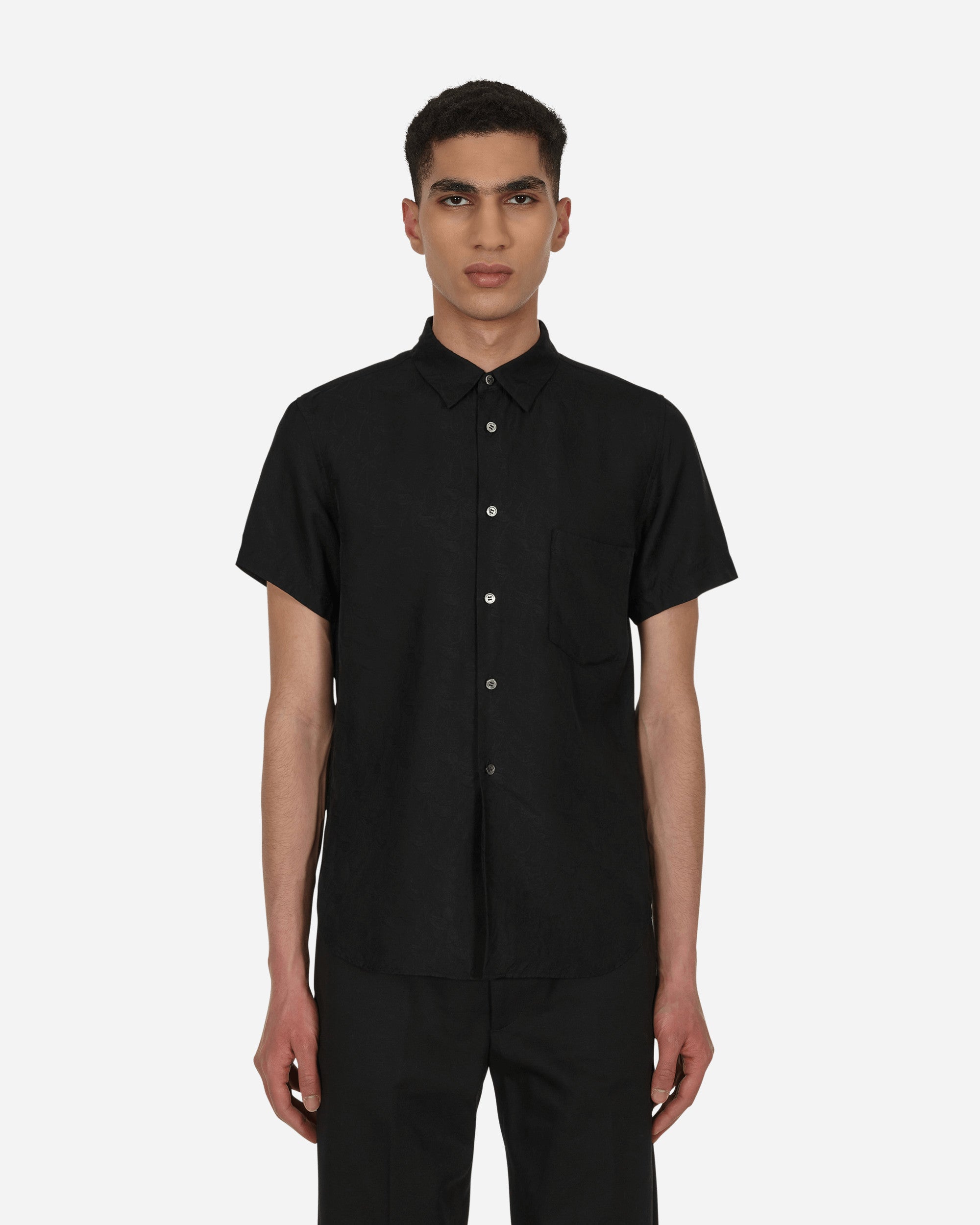 Cupro Shortsleeve Shirt Black