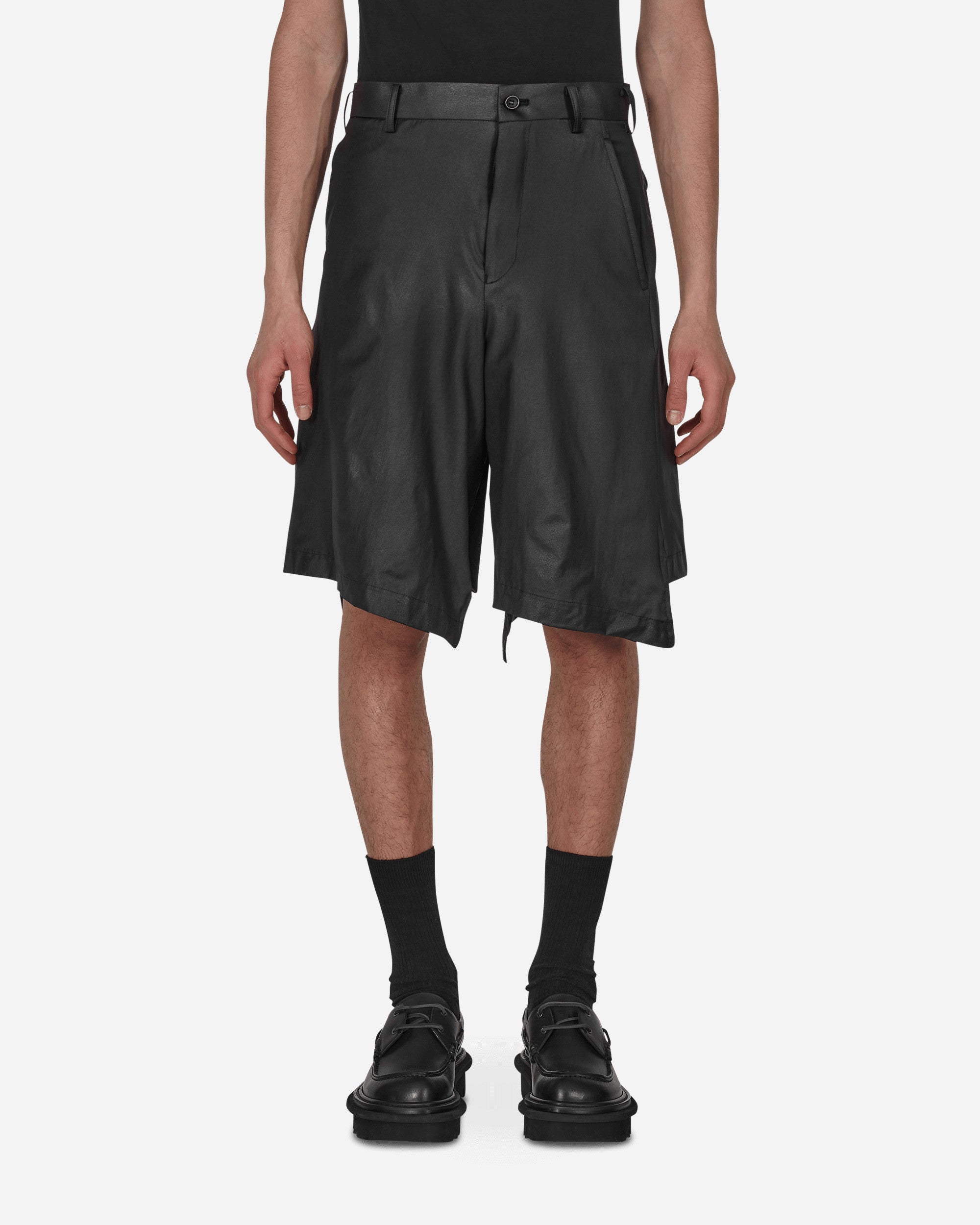 Asymmetrical Shorts Black