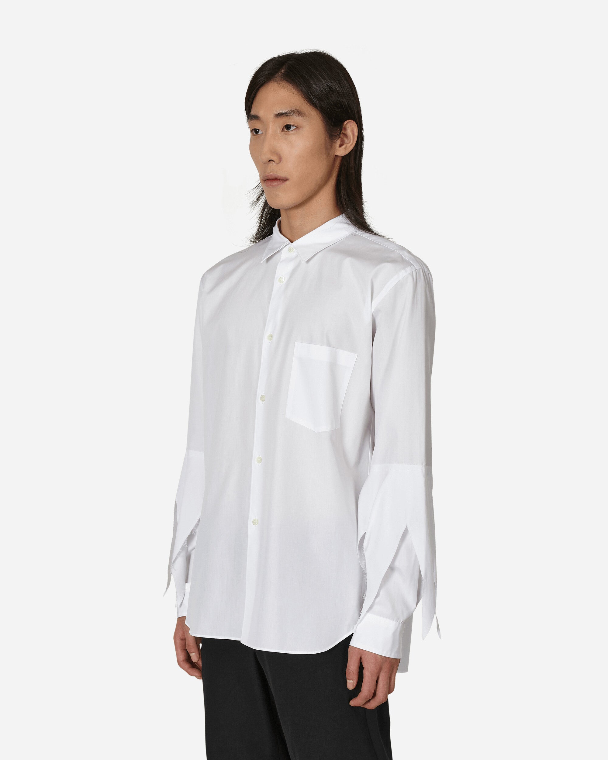 Comme Des Garçons Homme Plus Men'S Shirt White Shirts Longsleeve Shirt PK-B020-051 2