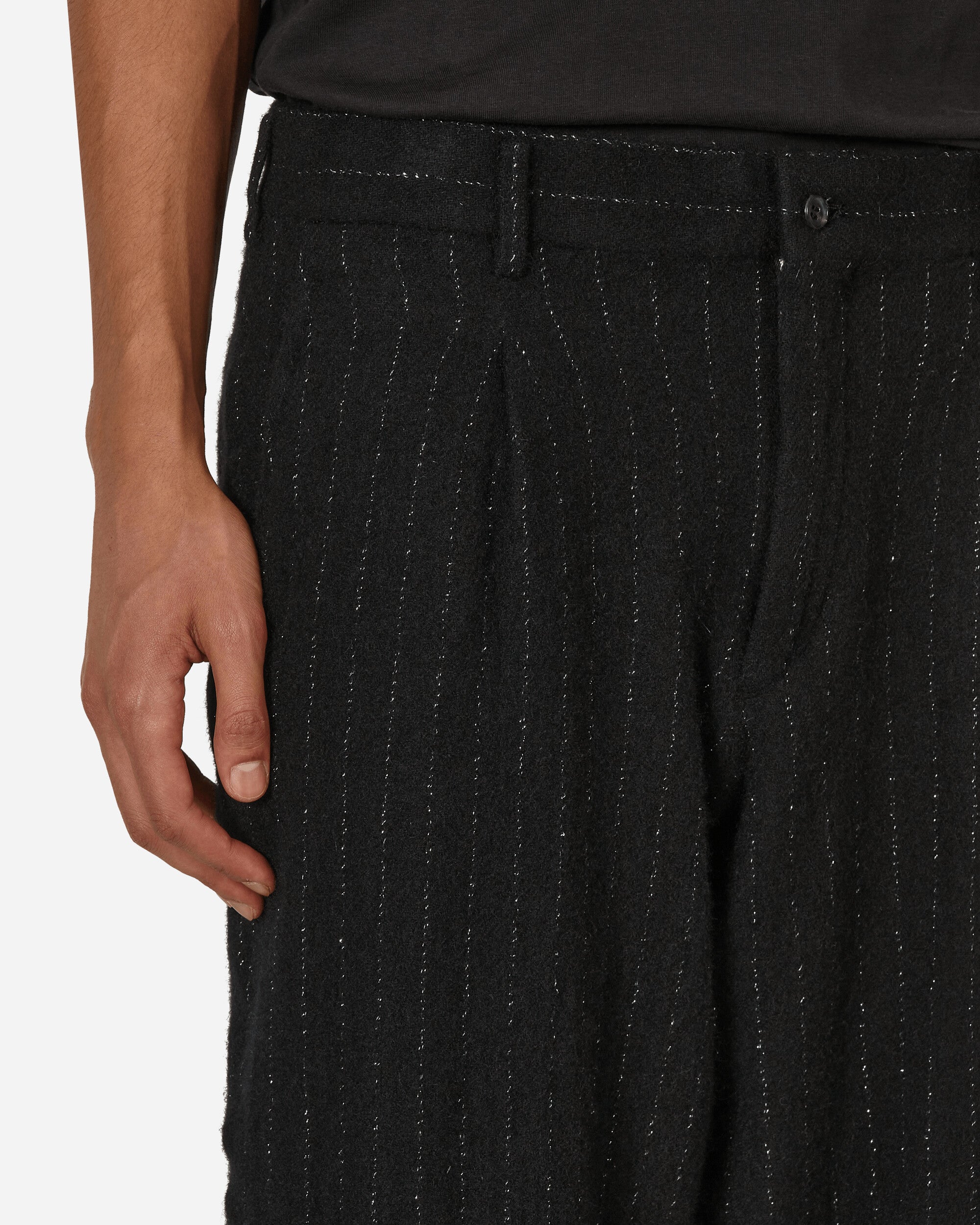 Comme Des Garçons Homme Plus Men'S Pant Black/Silver Pants Trousers PL-P024-W23 1