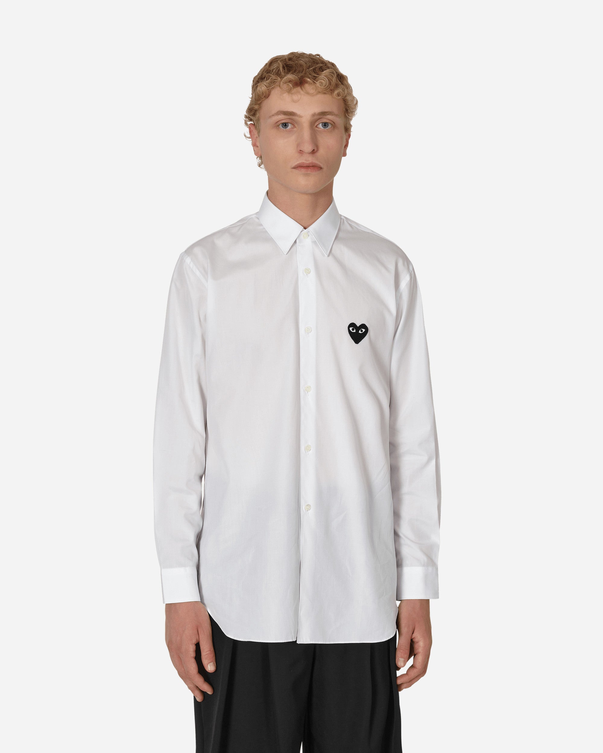 Comme Des Garçons Play Shirt White Shirts Longsleeve P1B004 2