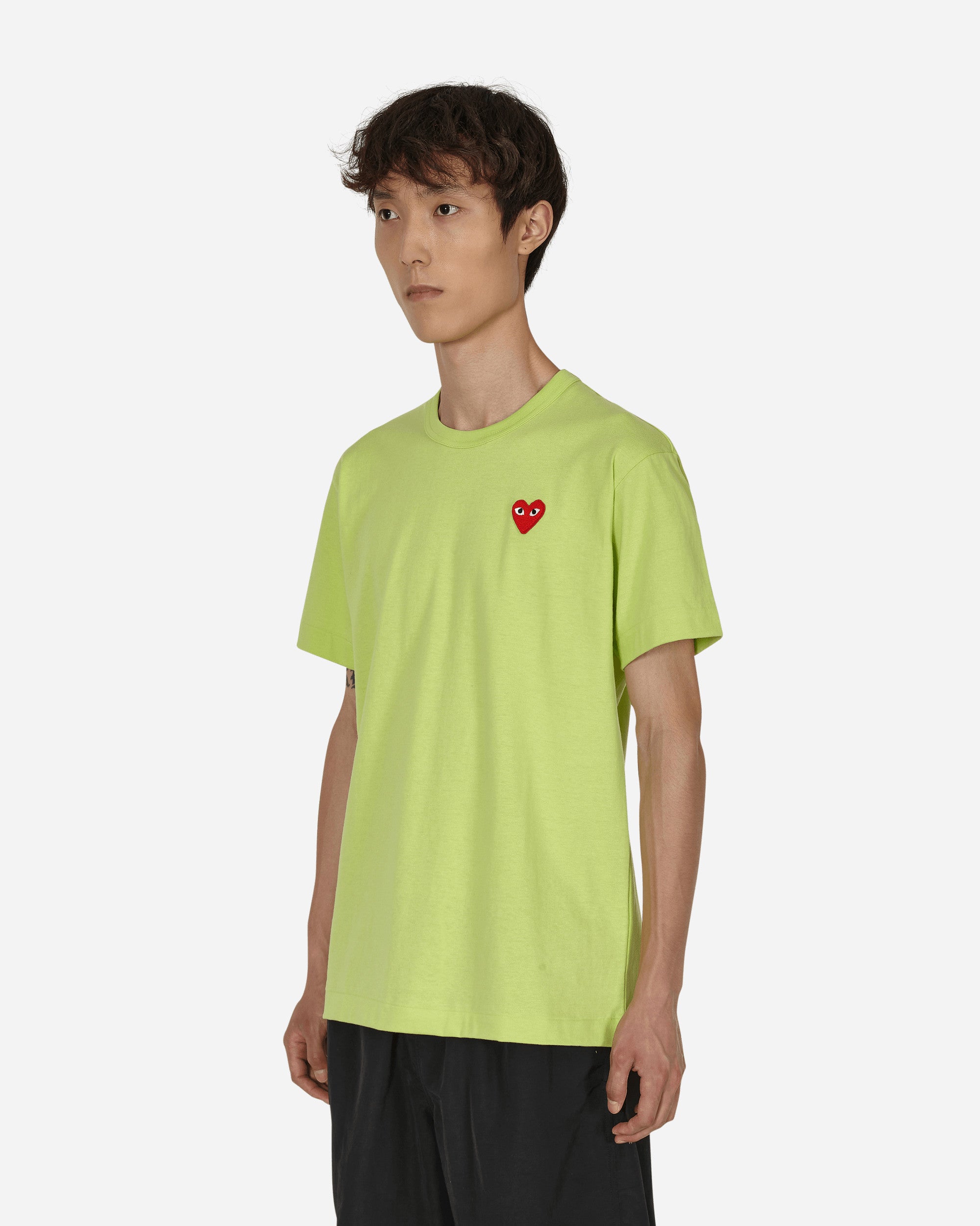 Comme Des Garçons Play Mens T Shirt Green T-Shirts Shortsleeve P1T272 2