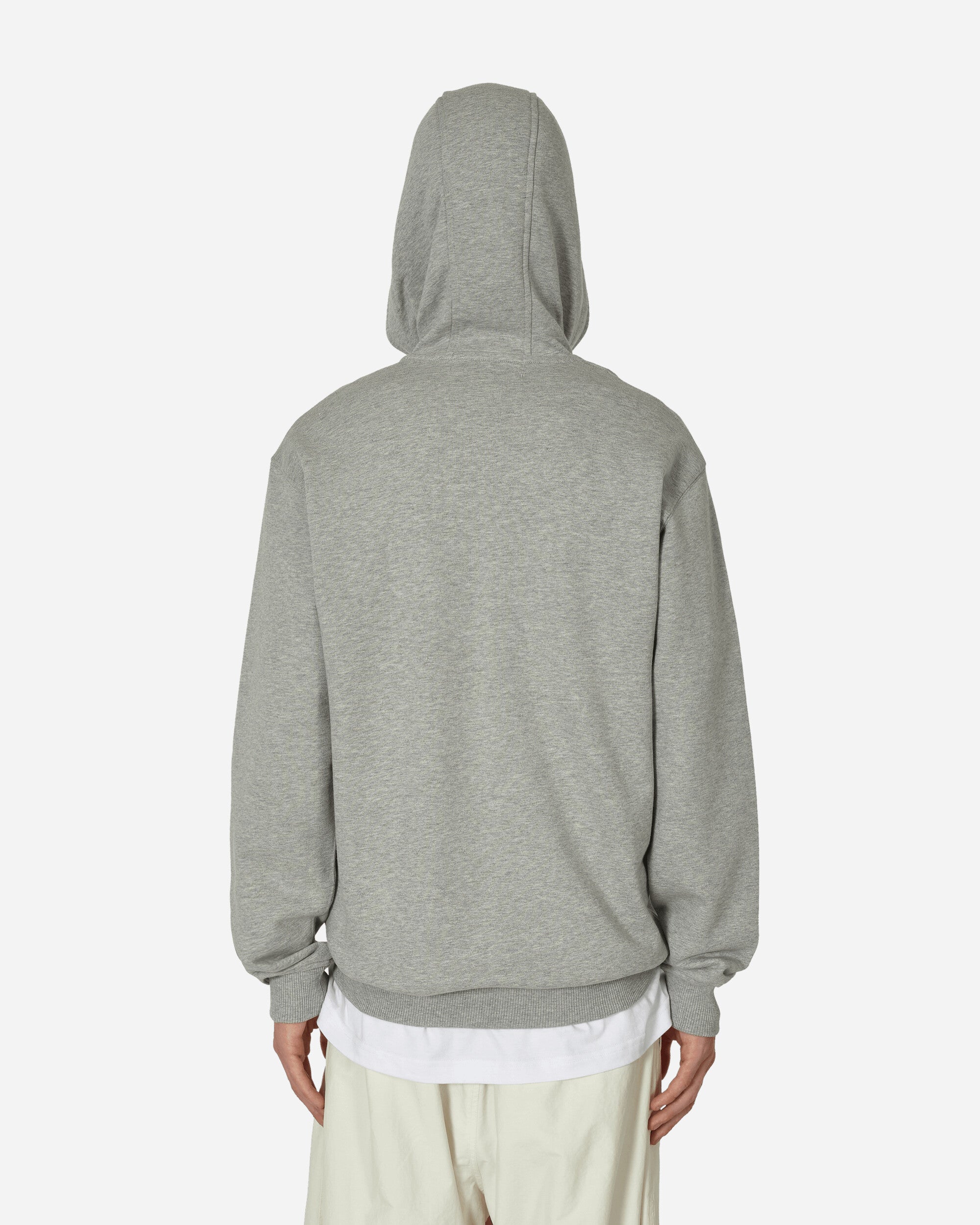 Comme Des Garçons Shirt Mens Zip Up Hooded Sweatshirt Knit X Lacoste Top Grey Sweatshirts Hoodies FL-T006-W23  1