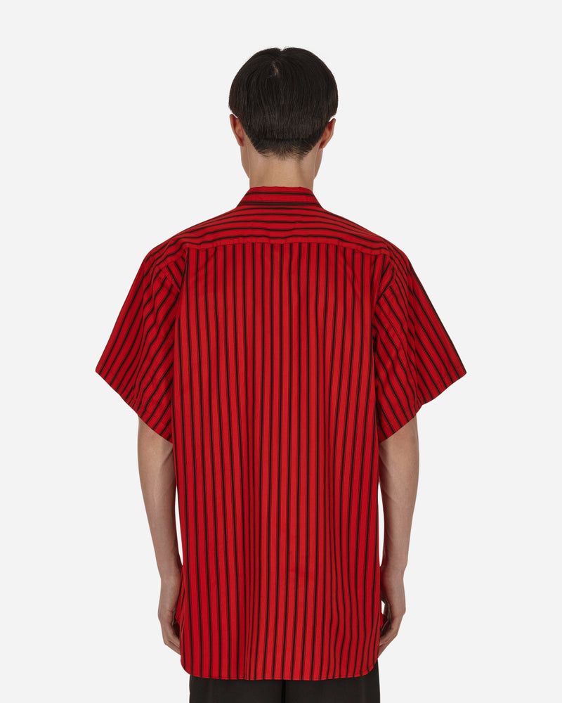 Comme Des Garçons Shirt Shirt Woven Stripes Red Shirts Longsleeve FI-B022 1