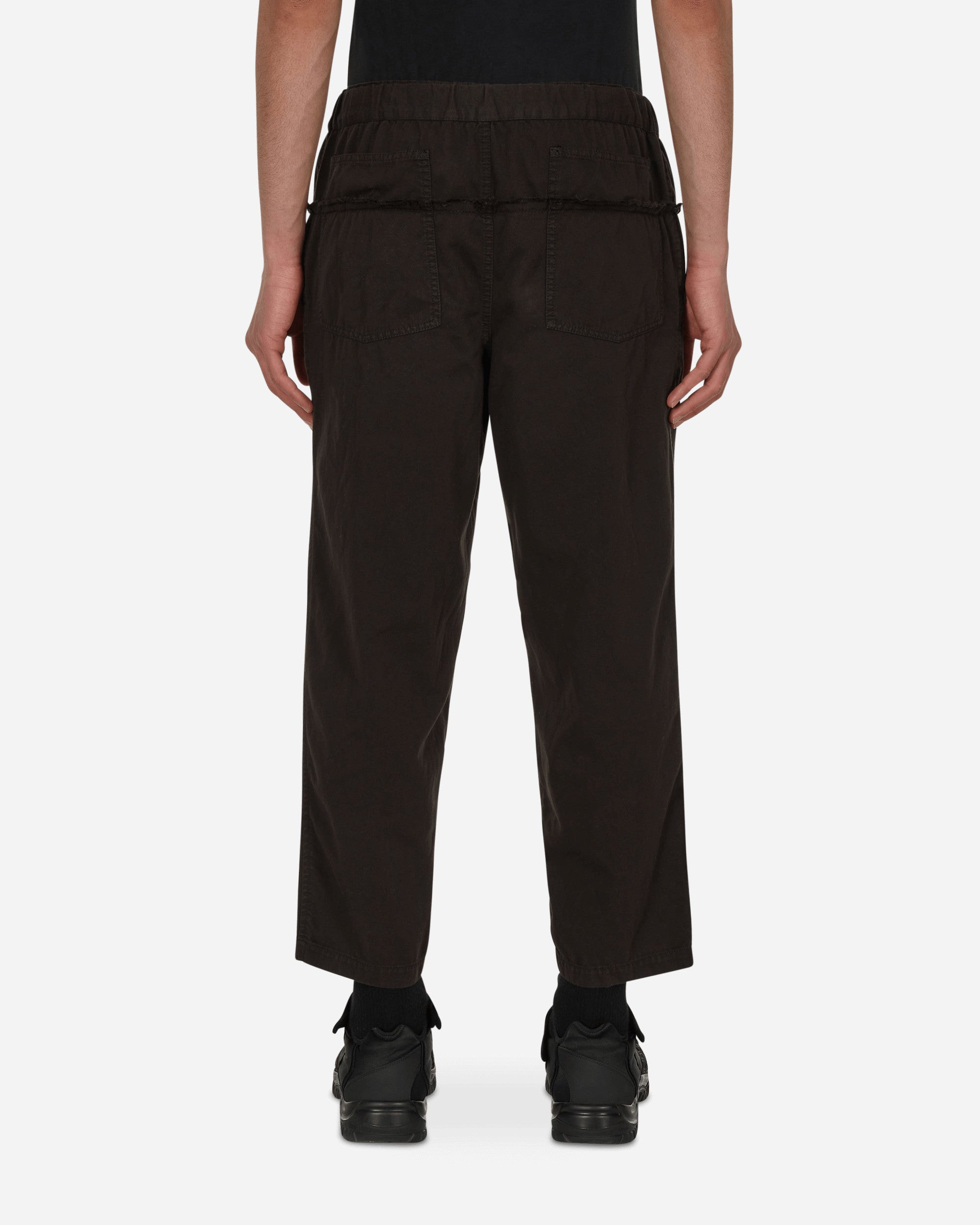Comme Des Garçons Shirt Pants Woven Black Pants Trousers FI-P005 1