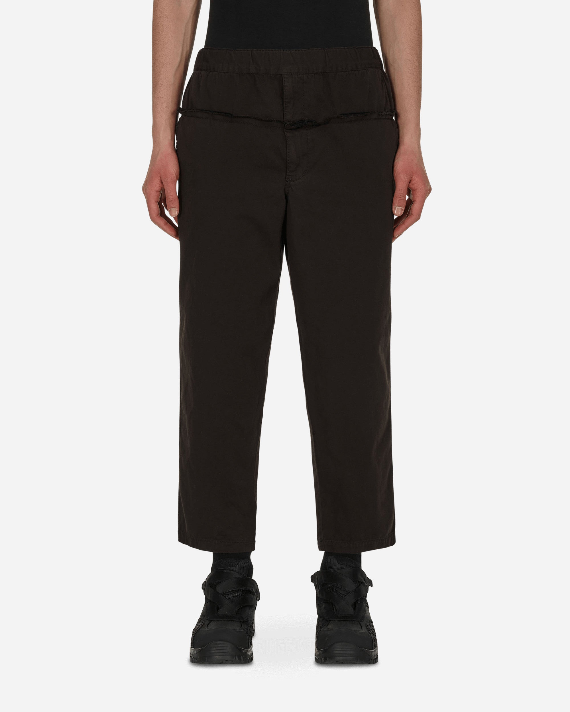 Yarn Dyed Trousers Black