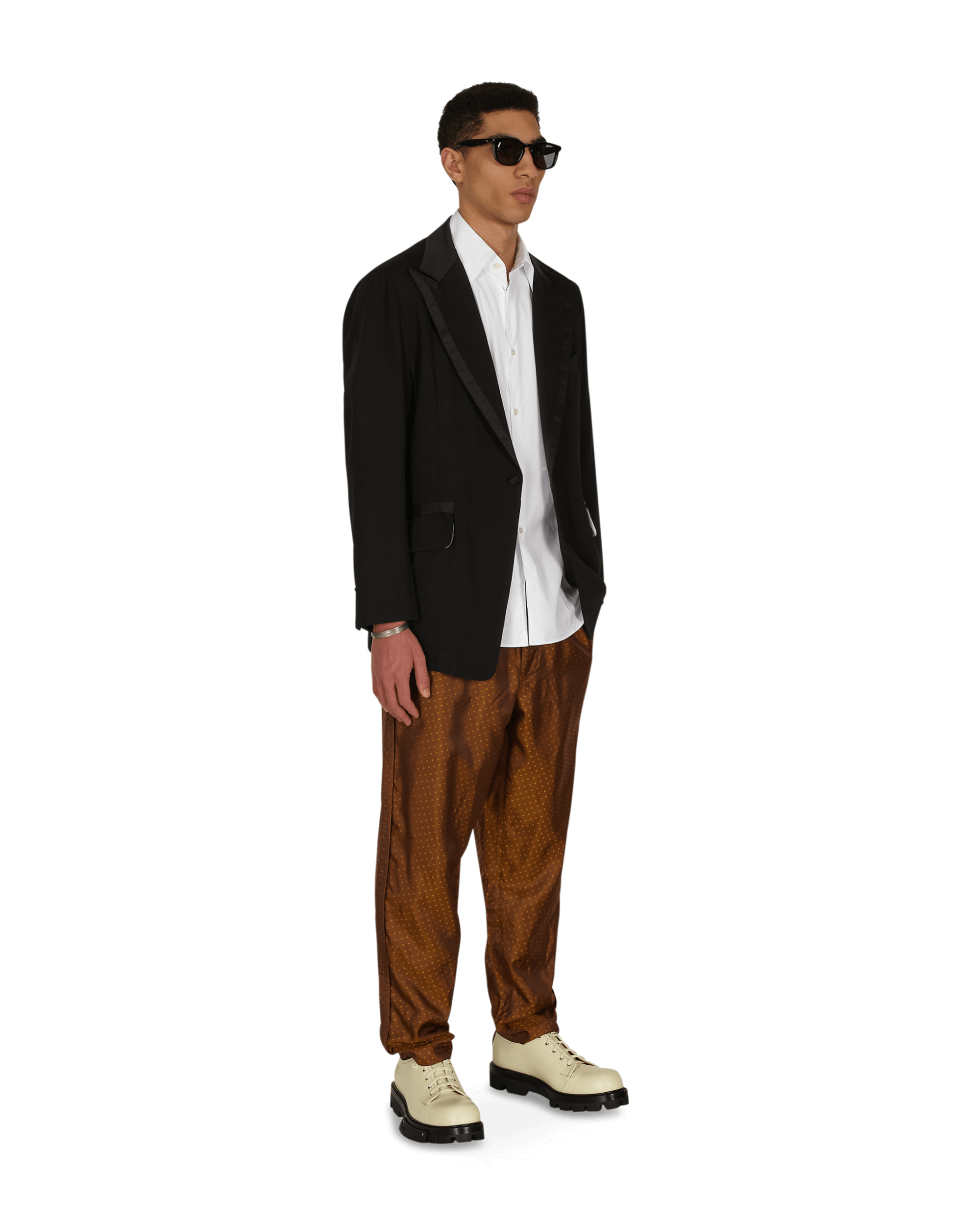 Comme Des Garçons Shirt Woven Khaki Pants Trousers FG-P006-SS21 3