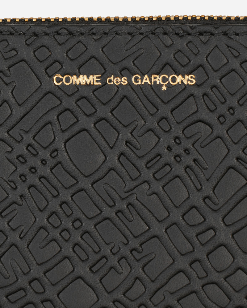 Comme Des Garçons Wallet Embossed Roots Pouch Black Bags and Backpacks Pouches SA8100ER 1