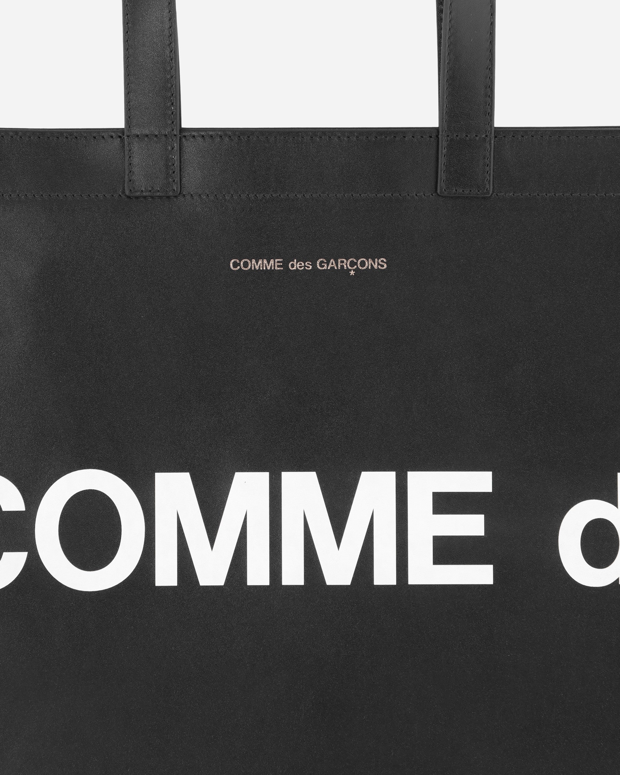 Comme Des Garçons Wallet Huge Logo Tote Bag Black Bags and Backpacks Tote SA9001HL 1