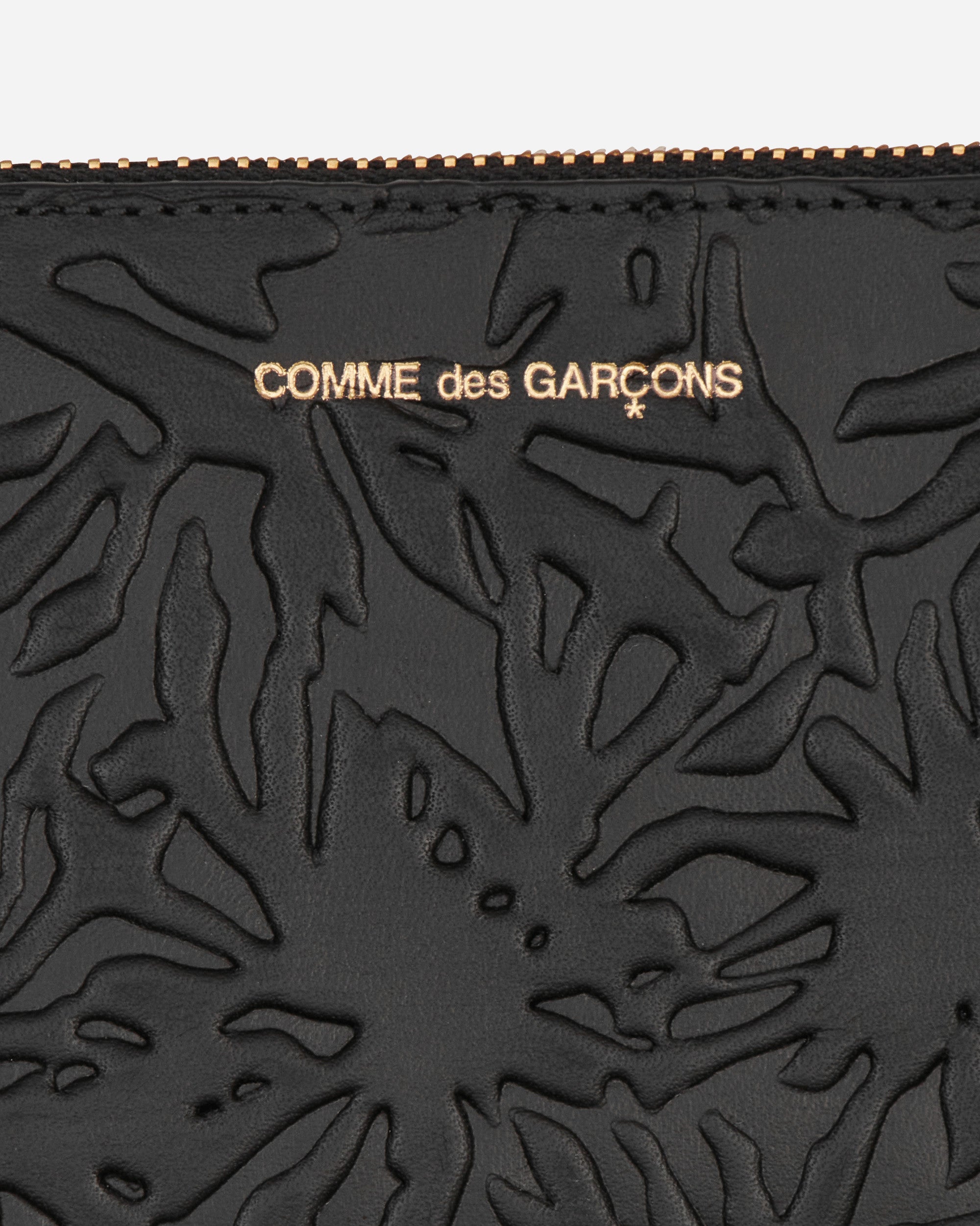 Comme Des Garçons Wallet Wallet Embossed Forest Black Wallets and Cardholders Wallets SA8100EF 1