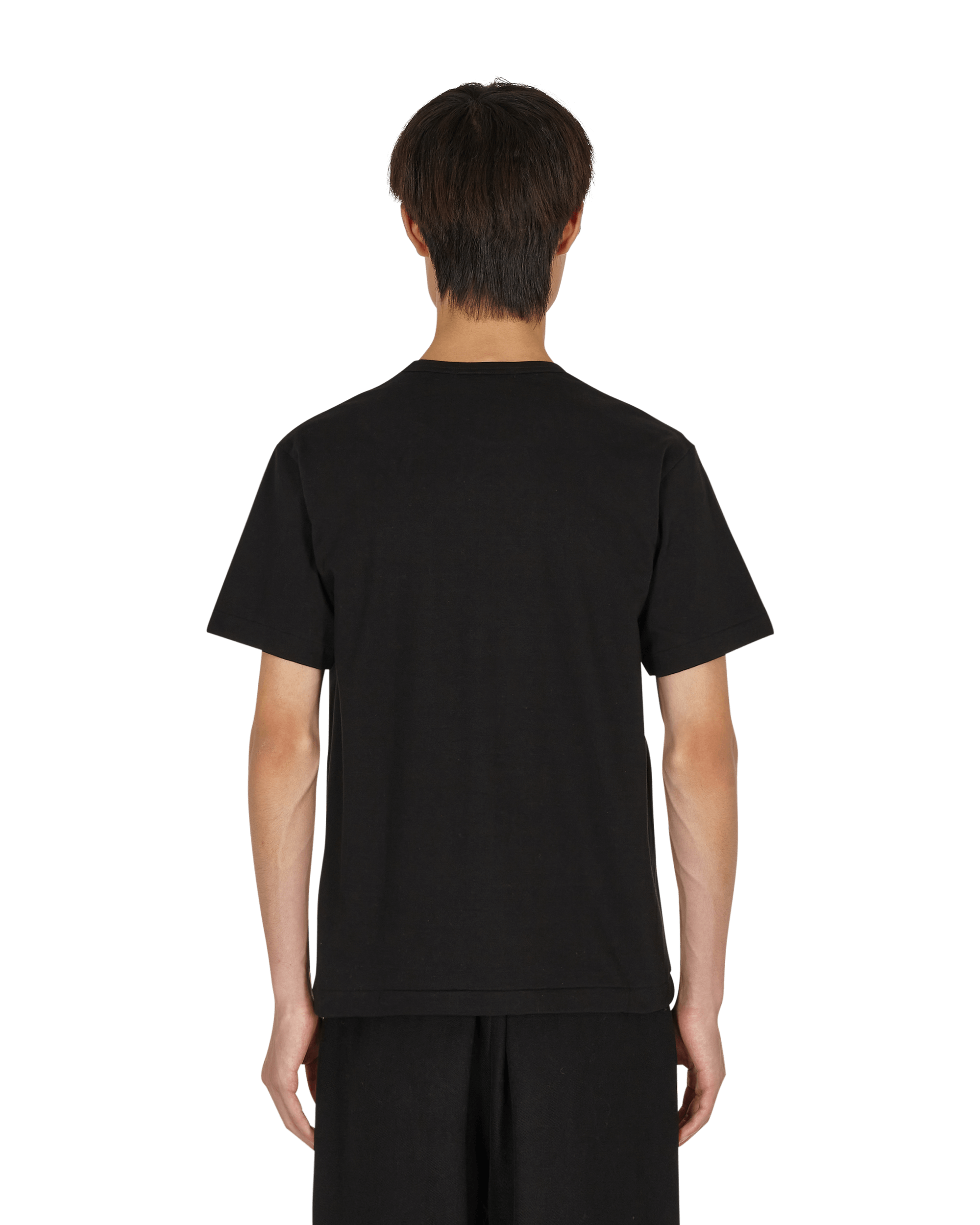 Comme Des Garcons Black T-Shirt Black T-Shirts Shortsleeve 1H-T004-W21 1