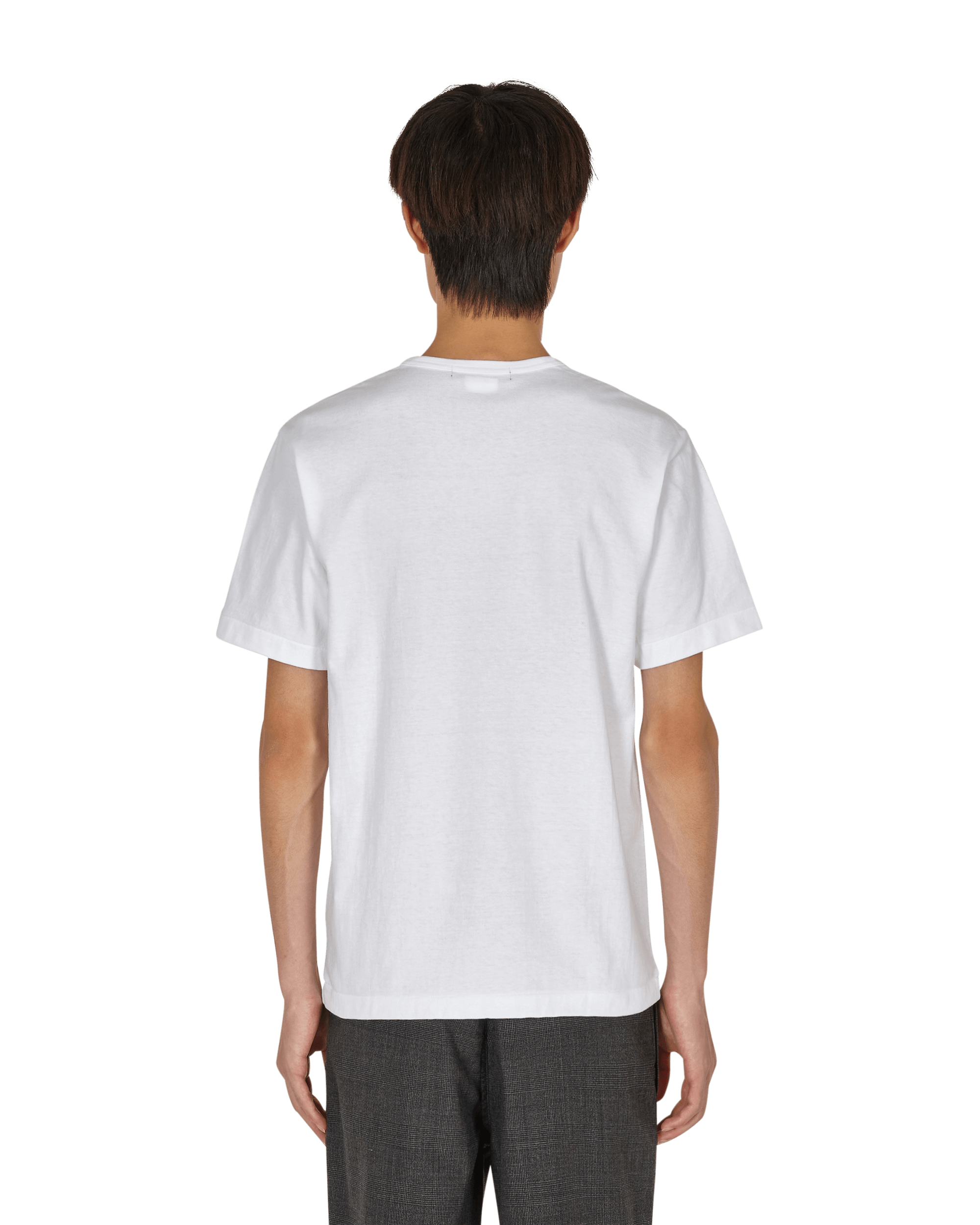 Comme Des Garcons Black T-Shirt White T-Shirts Shortsleeve 1H-T002-W21 1