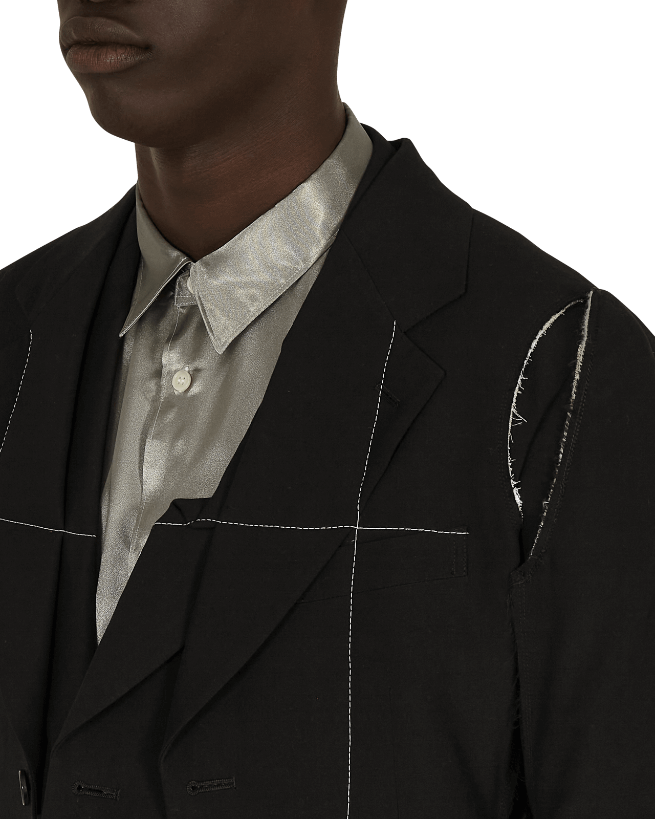 Comme Des Garcons Homme Plus Jacket Black Coats and Jackets Jackets PG-J049-S21 1