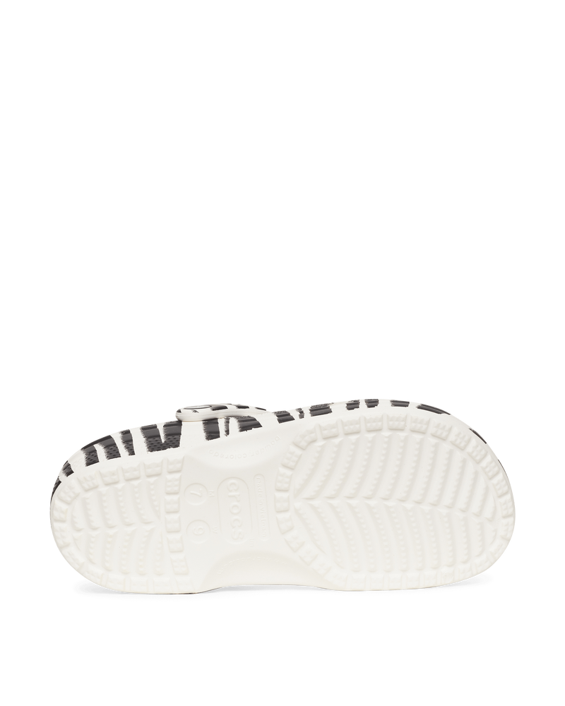 Crocs Wmns Classic Animal White/Zebra Print Sandals and Slides Sandal S21CR206676 WHZP