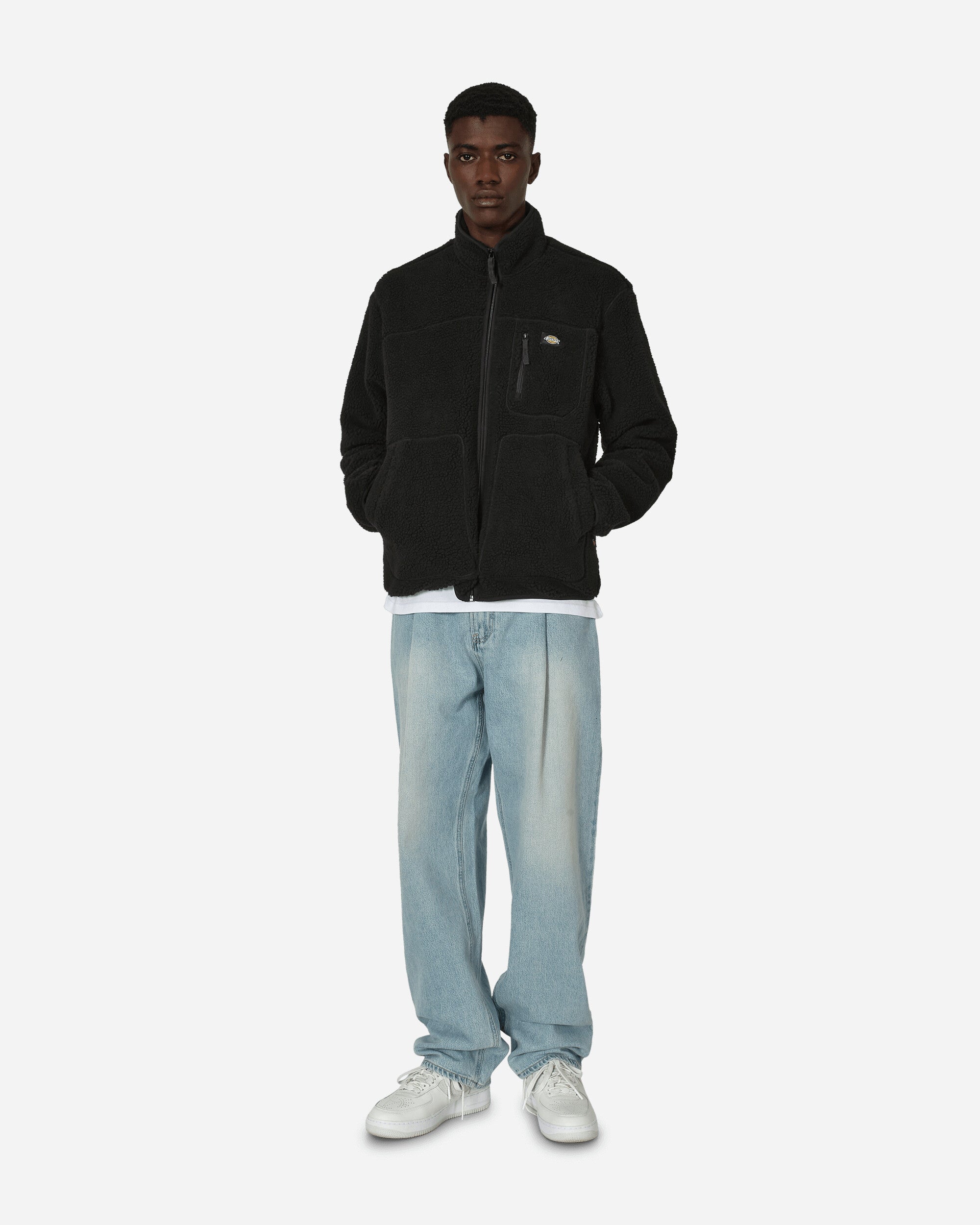 Dickies Mount Hope Fleece Black Coats and Jackets Fleece Jackets DK0A4YEE  BLK1