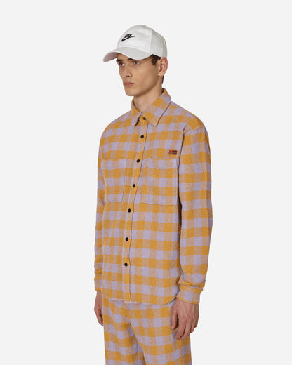 Dickies Oc X Dickies Tweed Shirt Check Lilac Shirts Longsleeve DK0A4Y4W E881