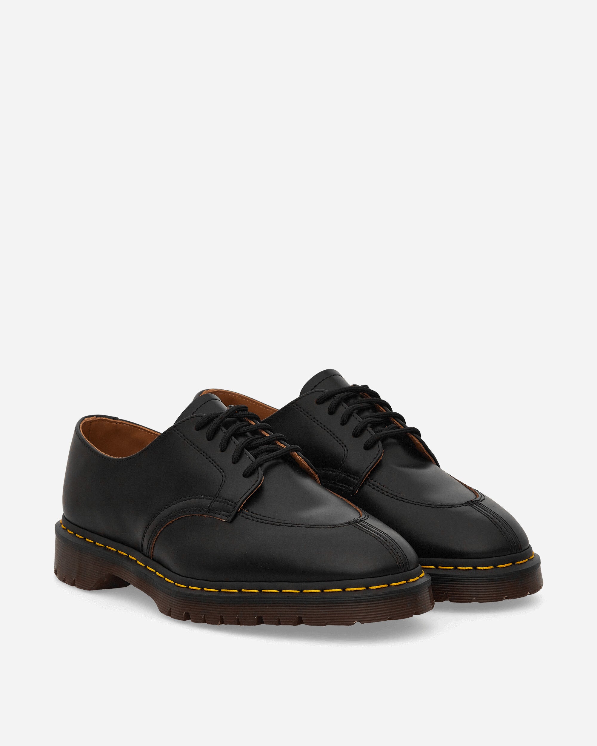 2046 Vintage Smooth Leather Oxford Shoes Black
