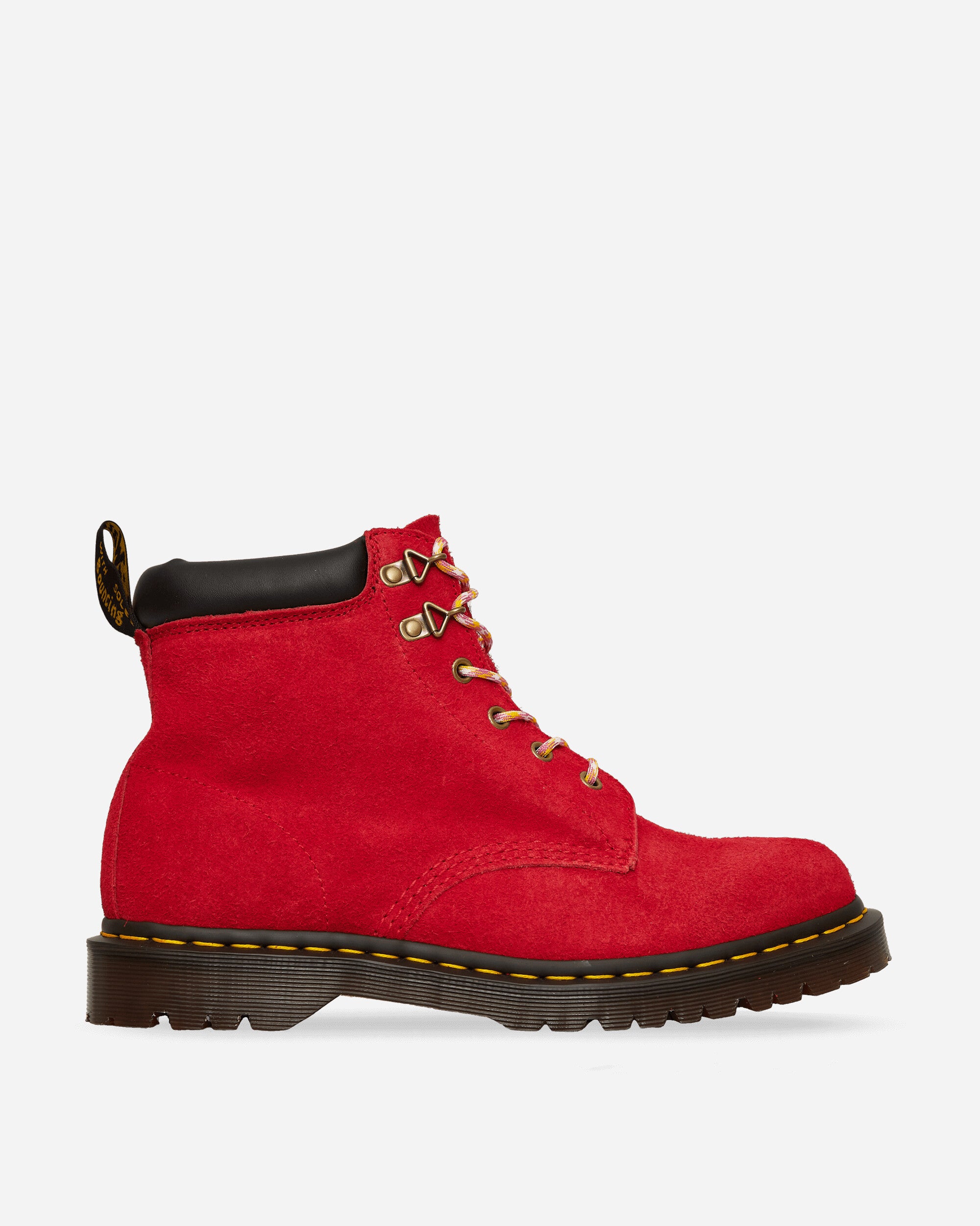 Dr. Martens 6 Eye Boot 939 Dms Red Napped Suede Boots Mid Boot 31080953 001