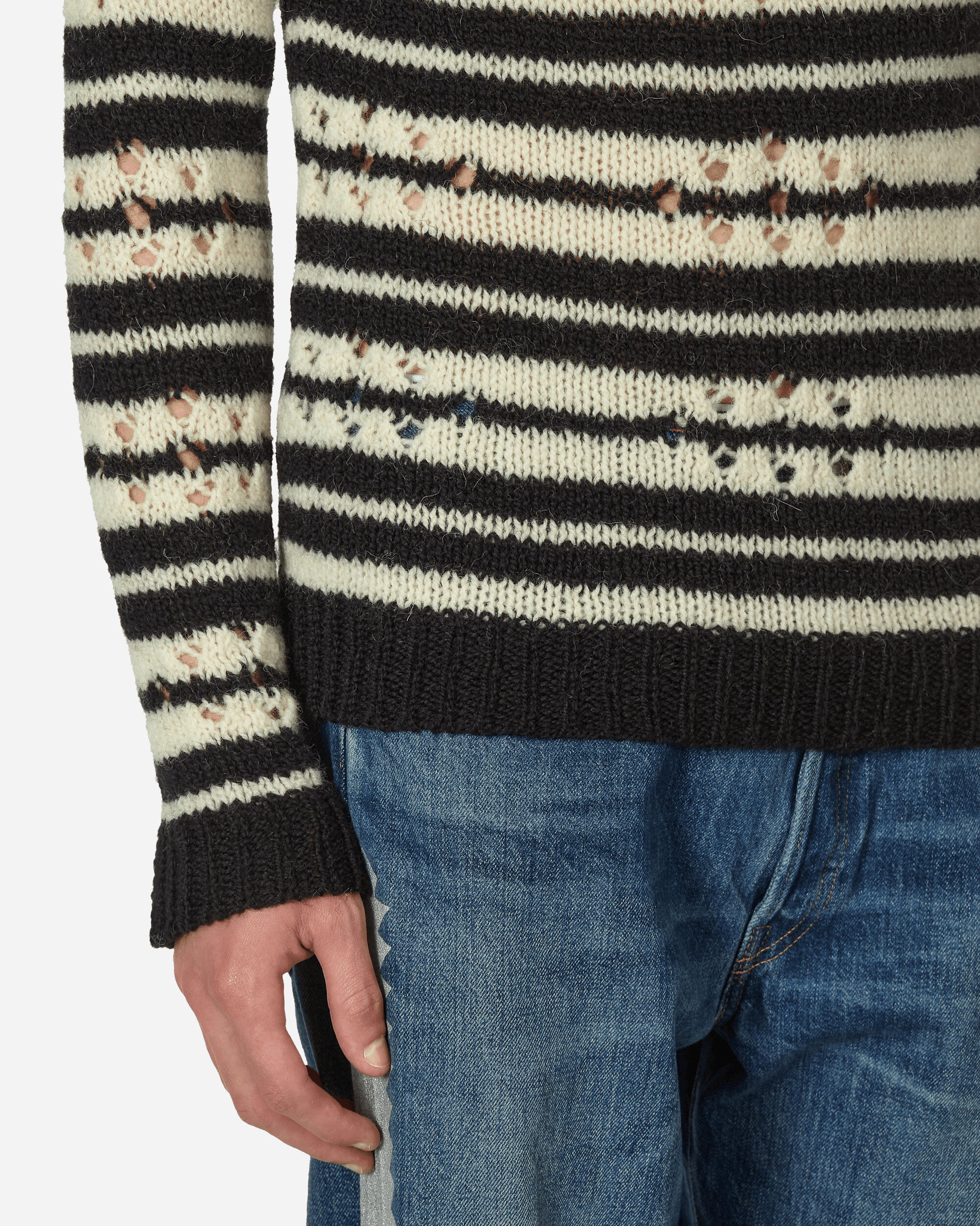 Dries Van Noten Mendel Knitwear Black Knitwears Sweaters 232-021215-7705 900
