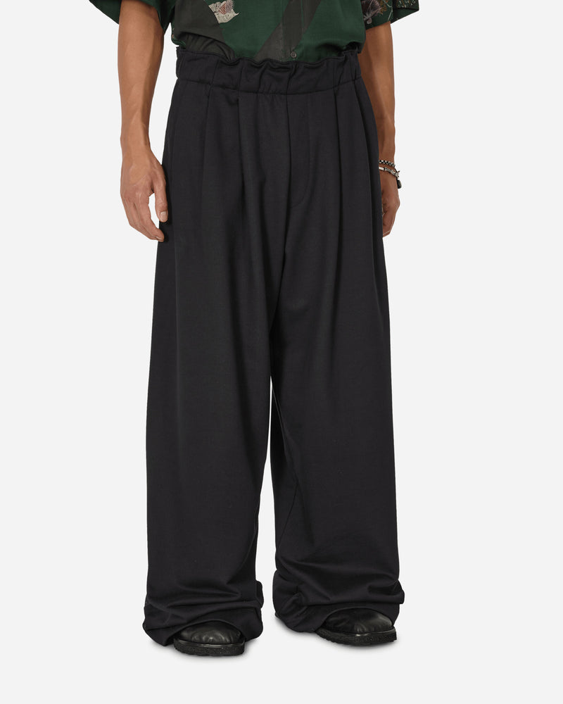 Pleated Sweatpants Black