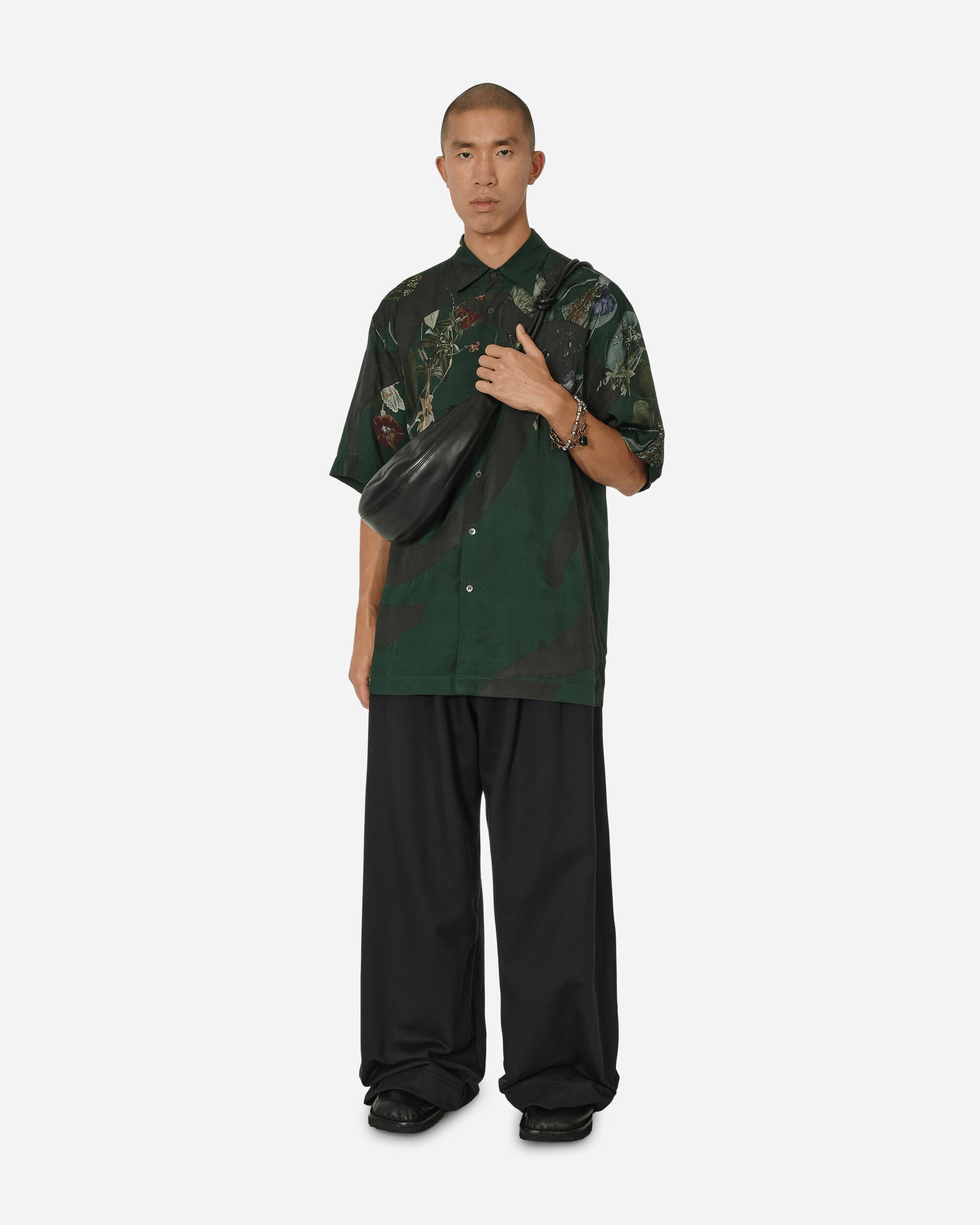 Pleated Sweatpants Black