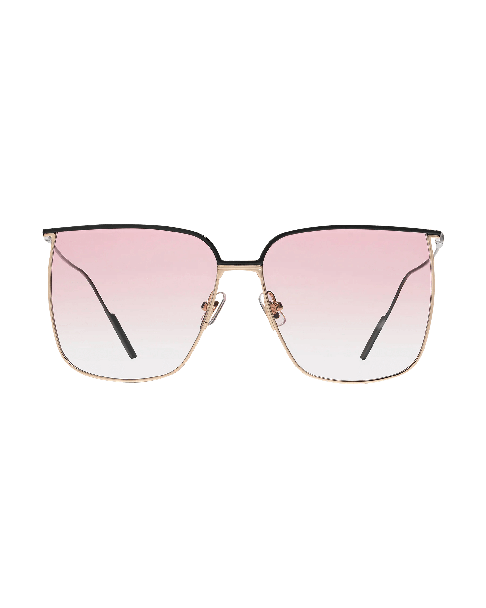 Gentle Monster Hightolow Black Gold-Pink Gradient Eyewear Sunglasses HIGHTOLOW-M02 M02