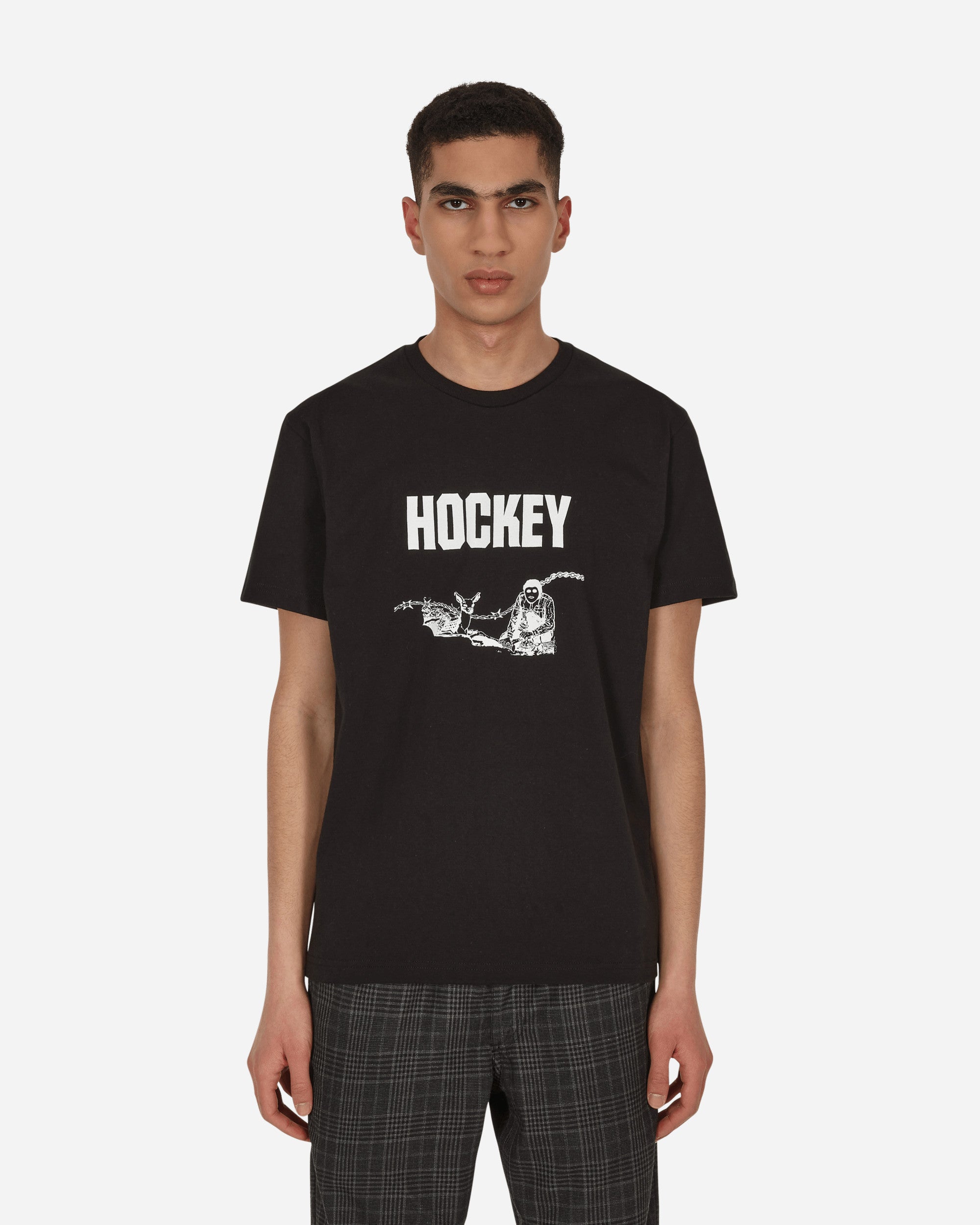 Hockey Whisper Tee Black T-Shirts Shortsleeve PN1838 001