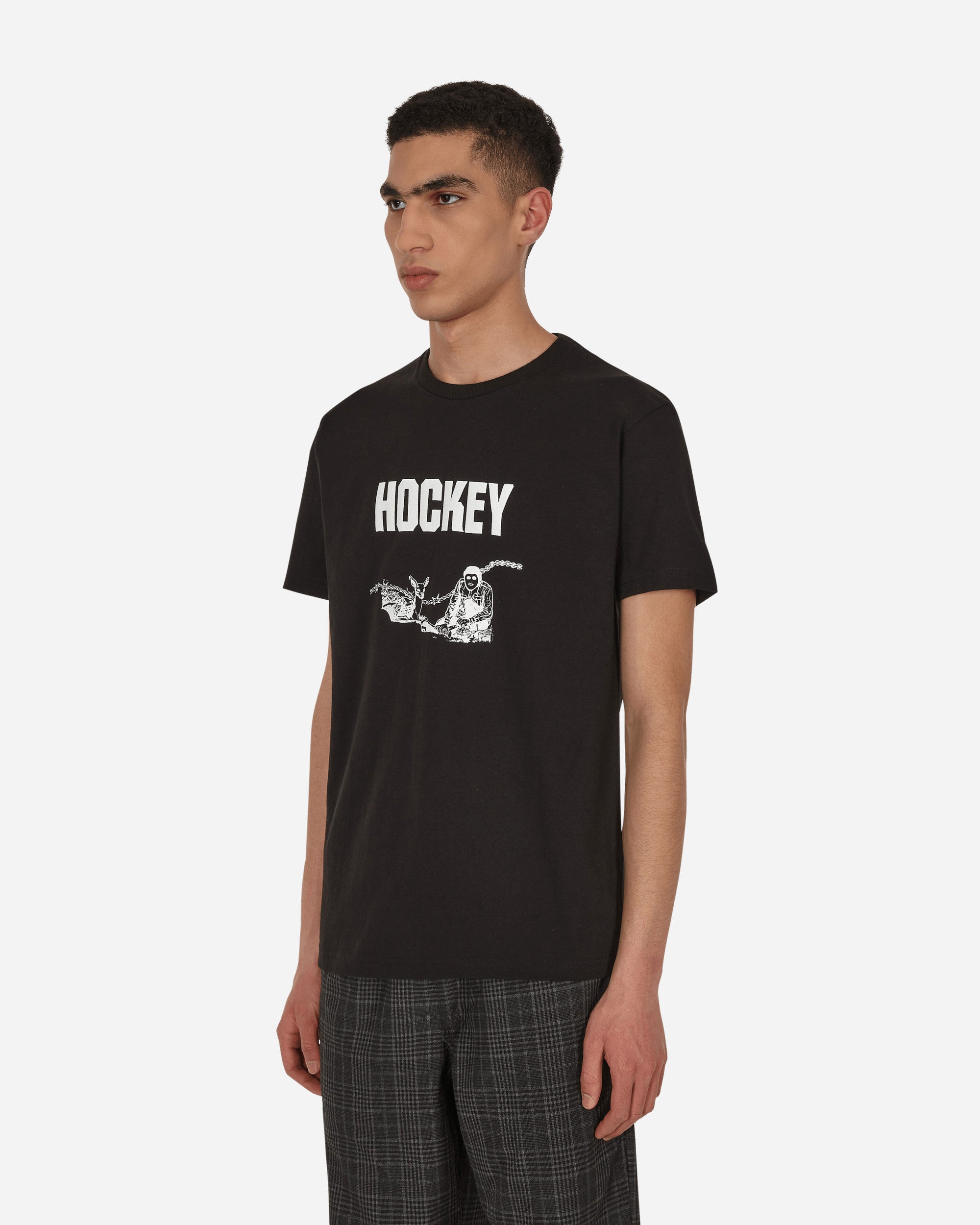 Hockey Whisper Tee Black T-Shirts Shortsleeve PN1838 001