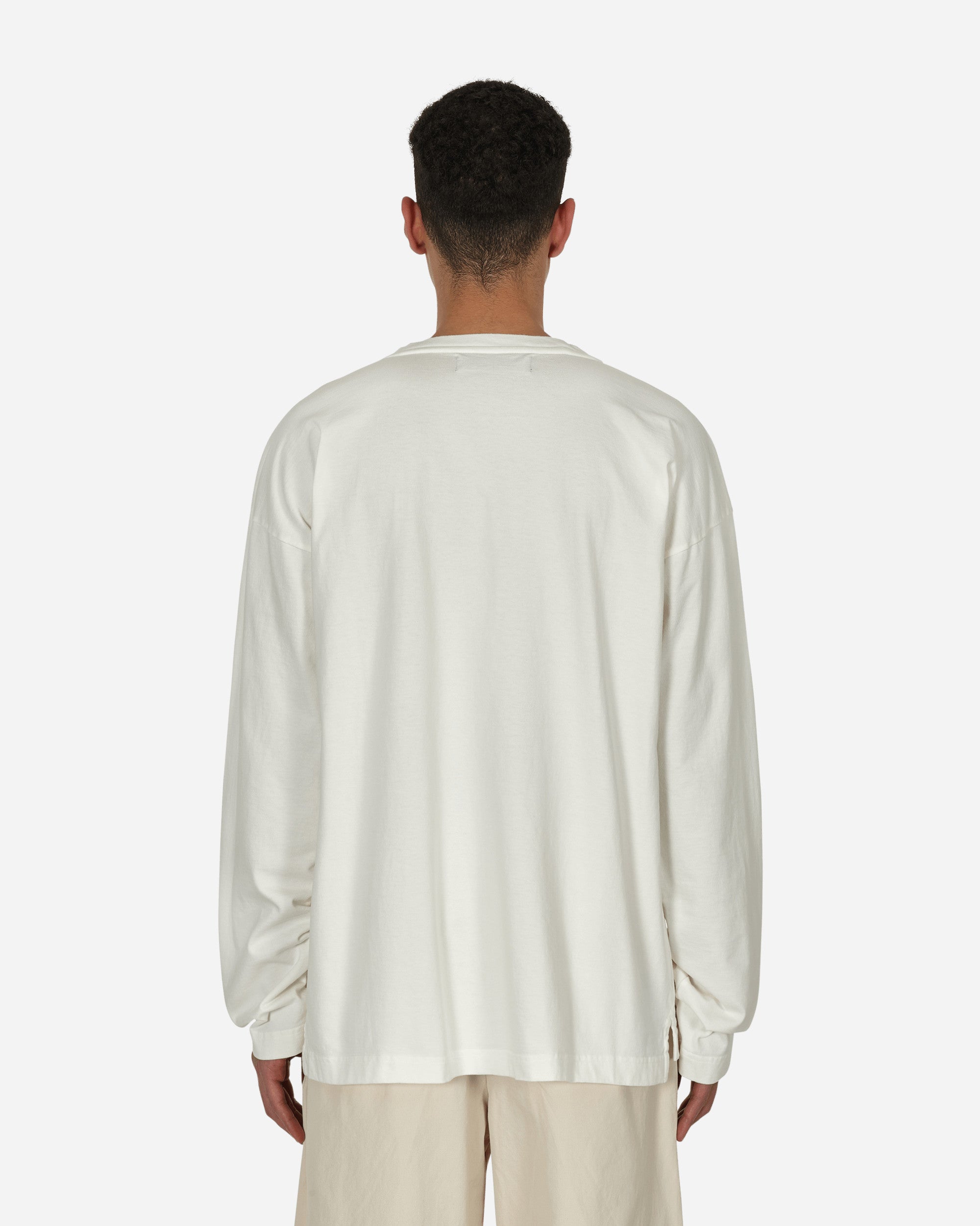 Instrumental Heavy Waight Long Sleevestee White T-Shirts Longsleeve I06LT502 WHITE