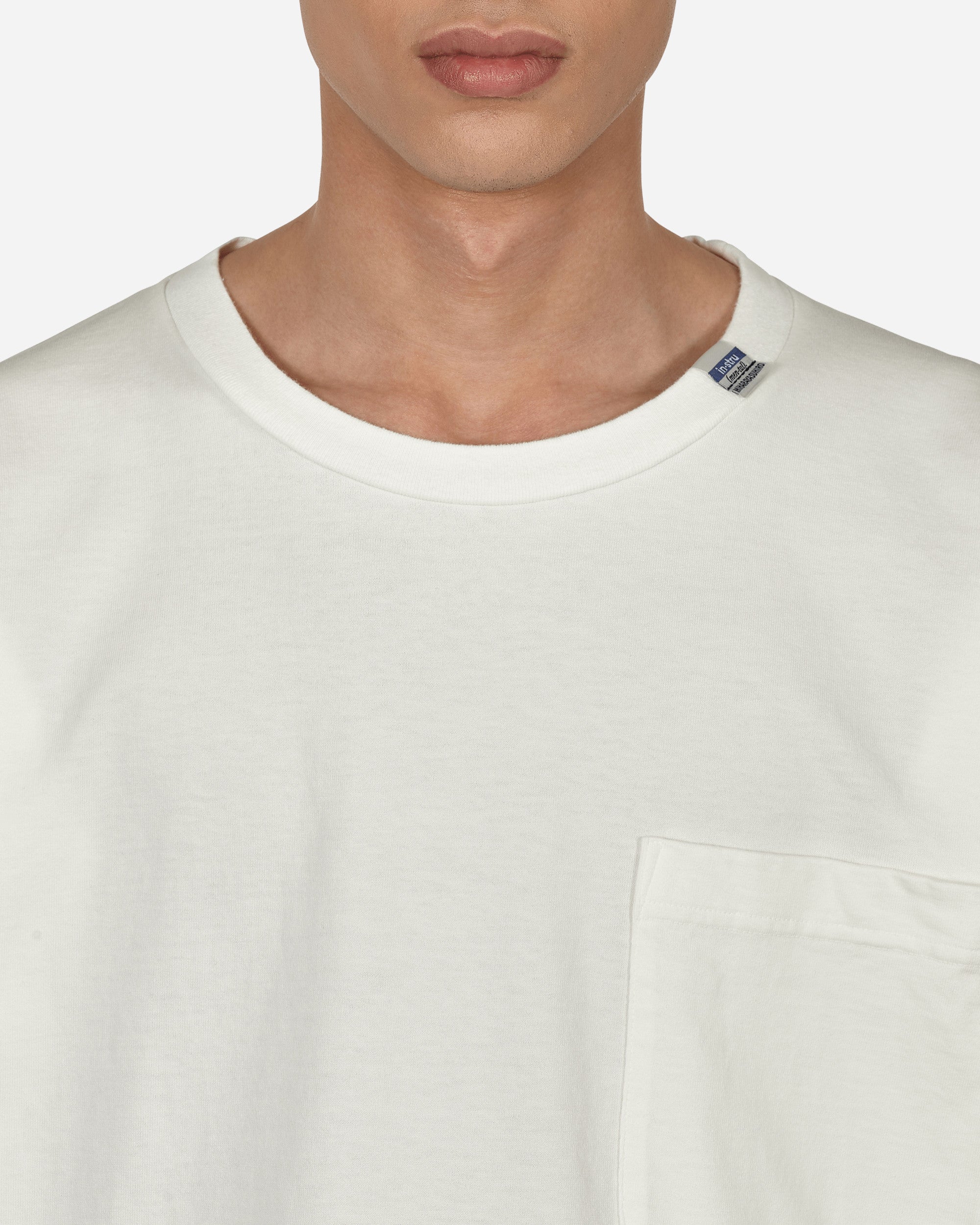 Instrumental Heavy Waight Long Sleevestee White T-Shirts Longsleeve I06LT502 WHITE