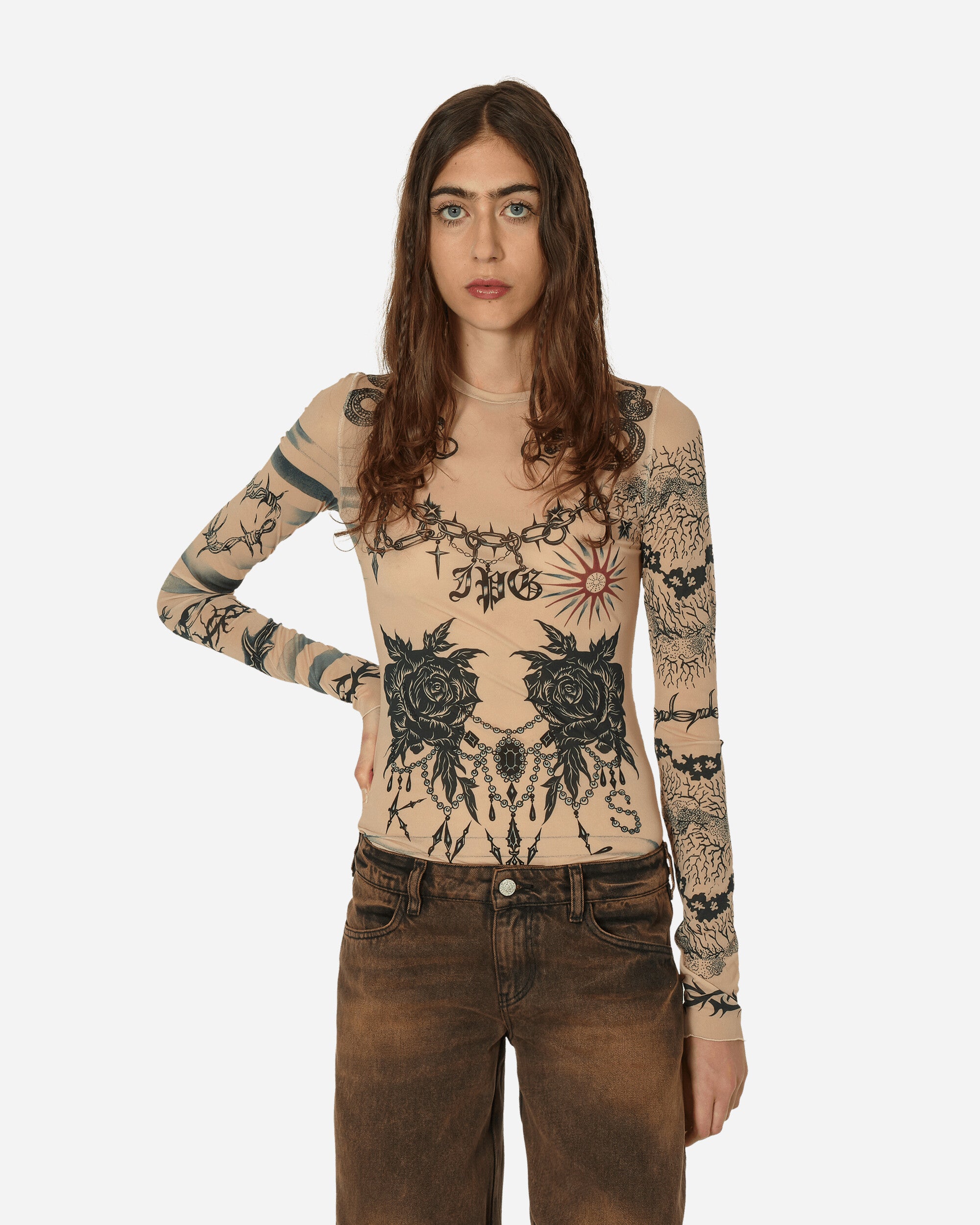 KNWLS Tattoo Top Nude
