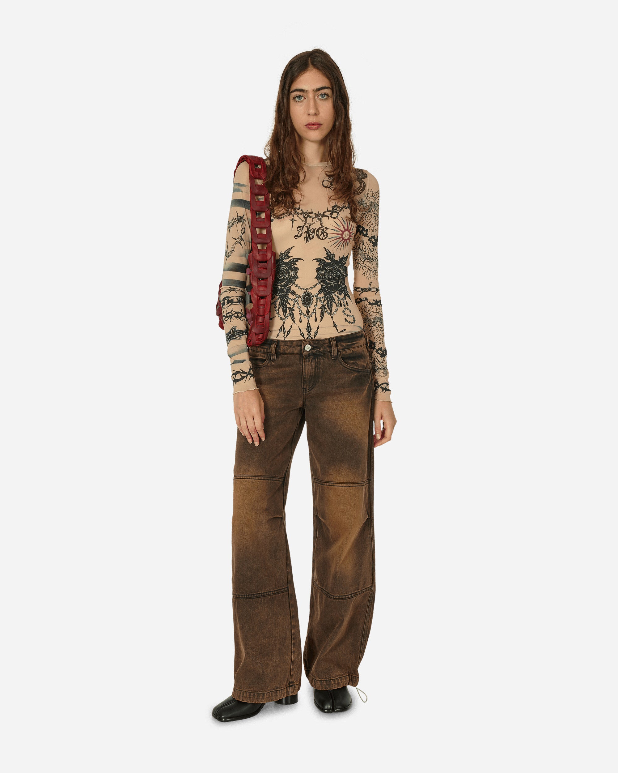 KNWLS Tattoo Top Nude