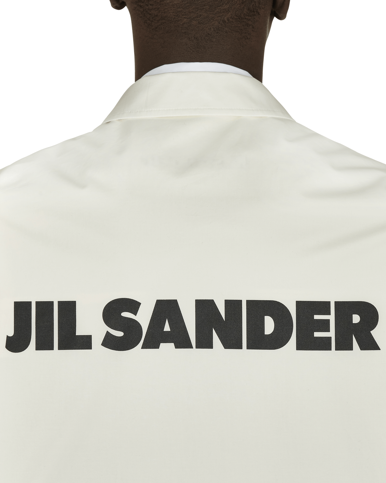 Jil Sander Essential Outdoor 03 Pnt - Printed Technical Poplin Water Rep Natural Shirts Jackets JSIU420311-MU244936 104