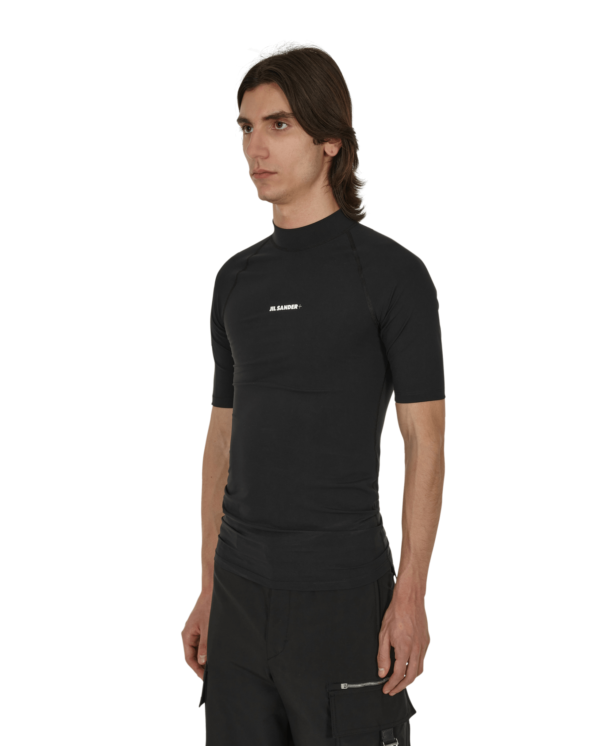 Jil Sander T-Shirt Cn Ss Black T-Shirts Shortsleeve JPUU783503-MU478008 001