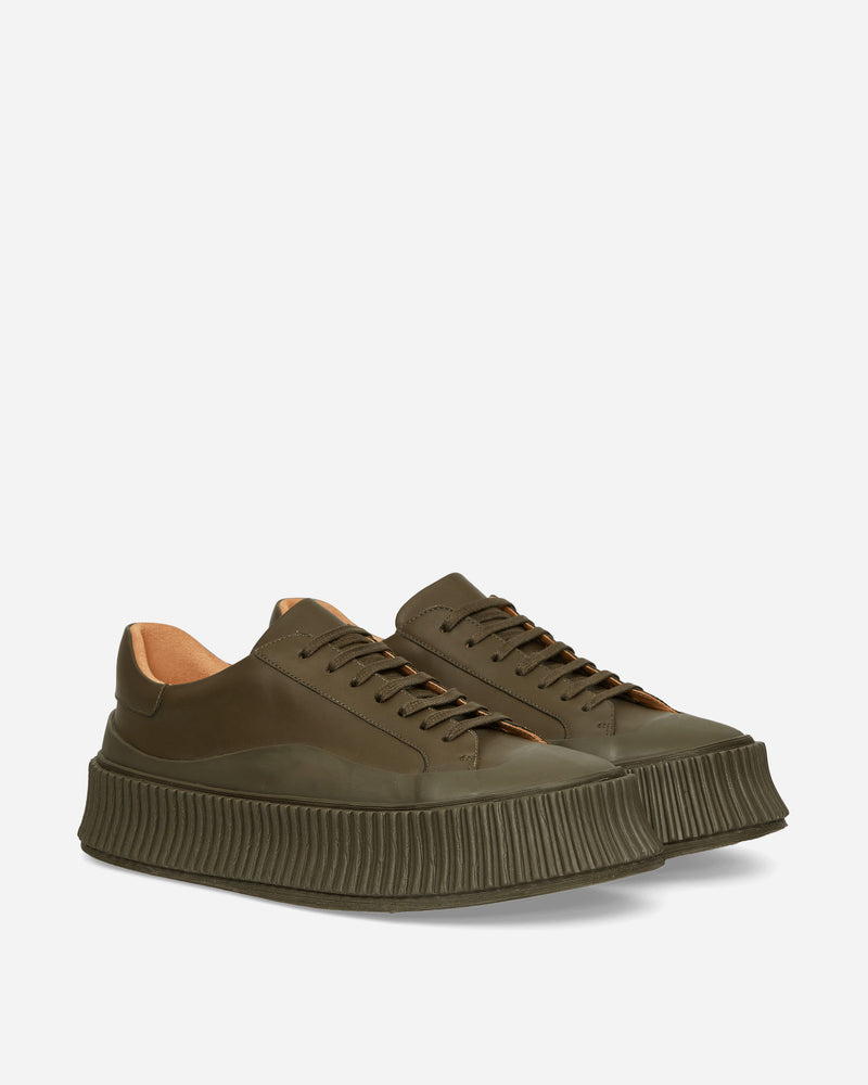 Vulcanized Leather Sneakers Green