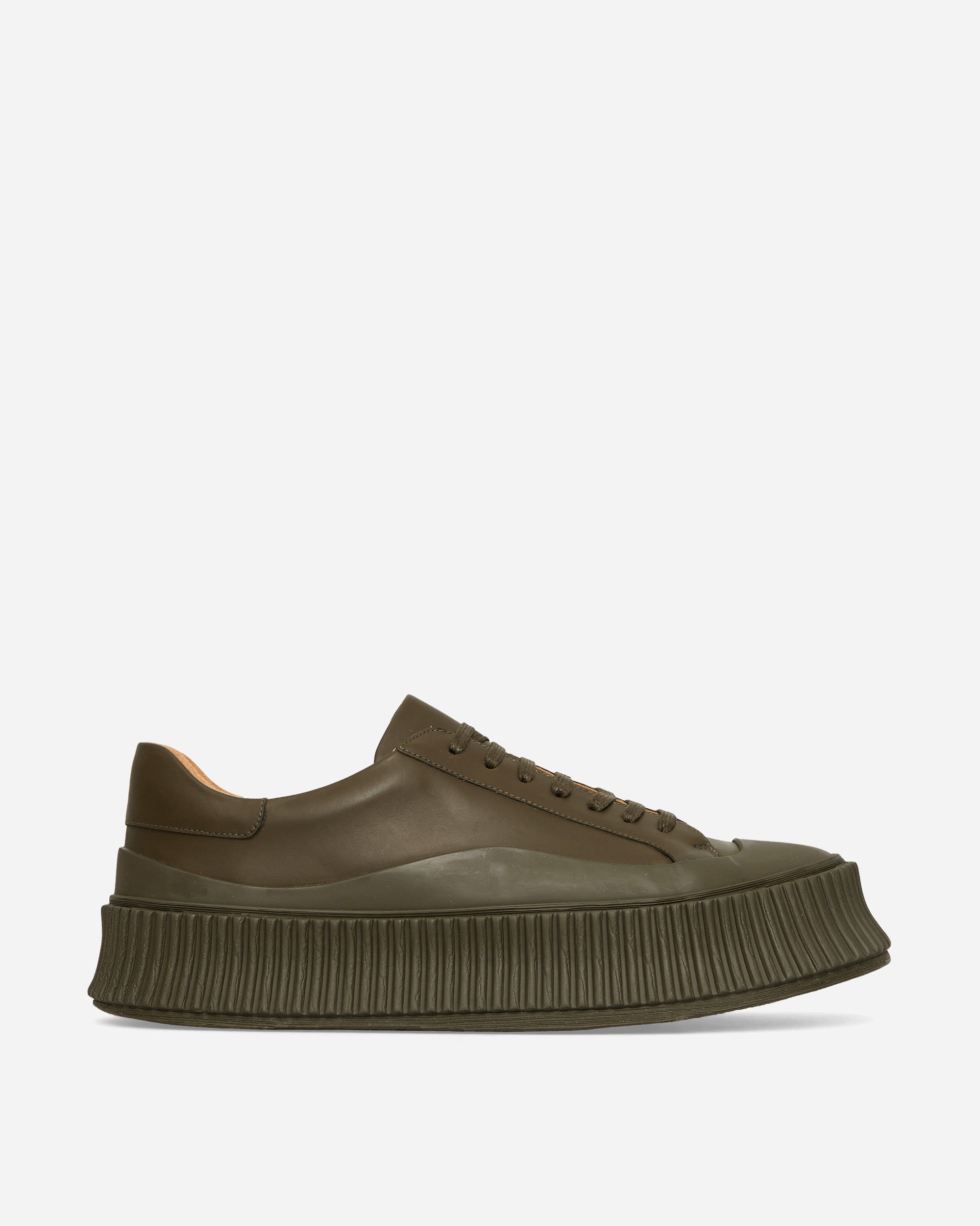 Vulcanized Leather Sneakers Green