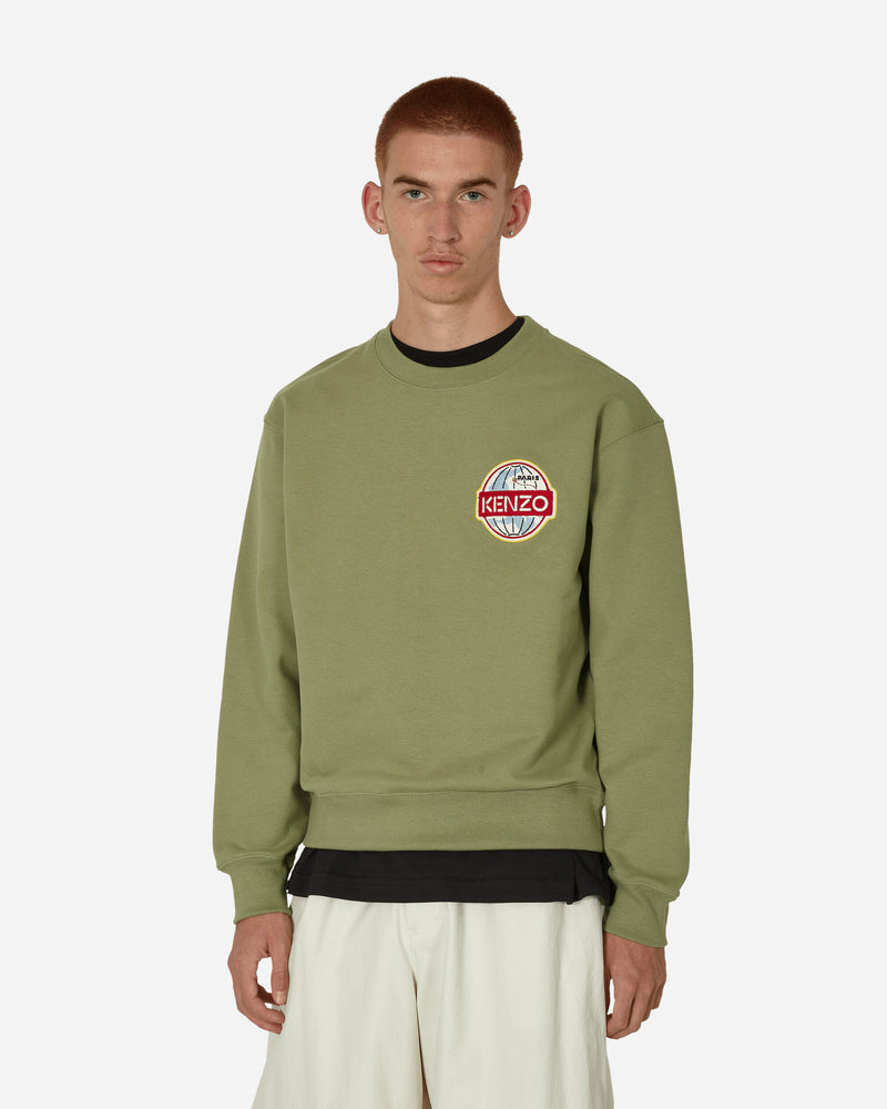 KENZO Paris Kenzo Sweatshirt Sage Green Sweatshirts Crewneck FD65SW0894ME 61