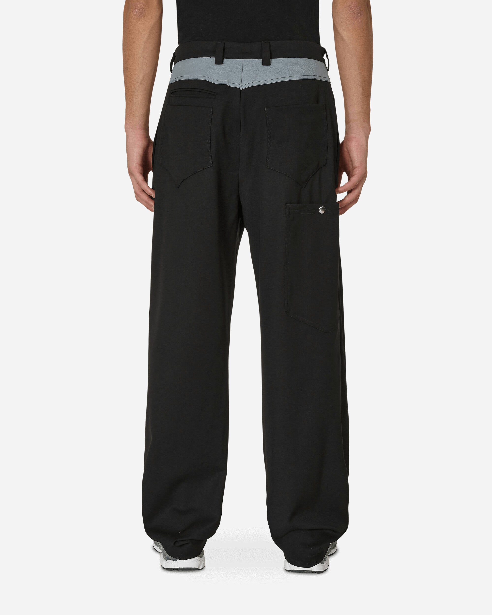 Kiko Kostadinov Kreuk Tailored Trouser Crow Black Pants Trousers KKSS23T02-6  001