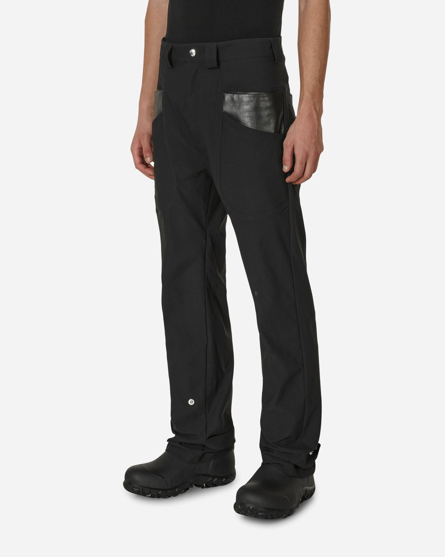 Kiko Kostadinov Mcnamara Uniform Trouser Jet Black/Black Pants Trousers KKSS23T04-13  001