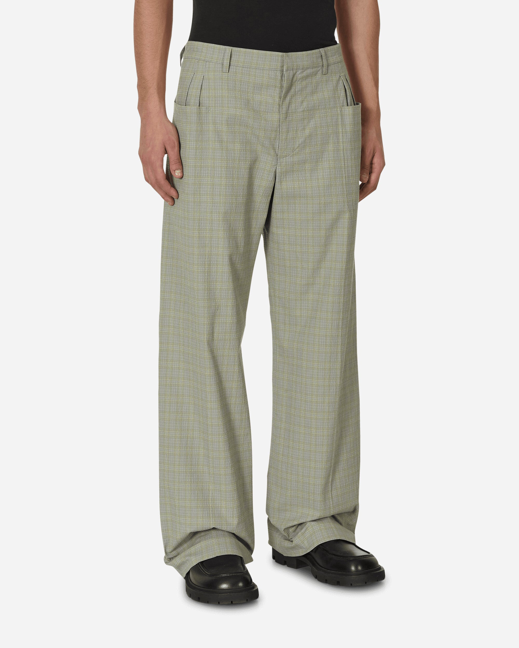 Orma Reversible Trousers Yellow Check