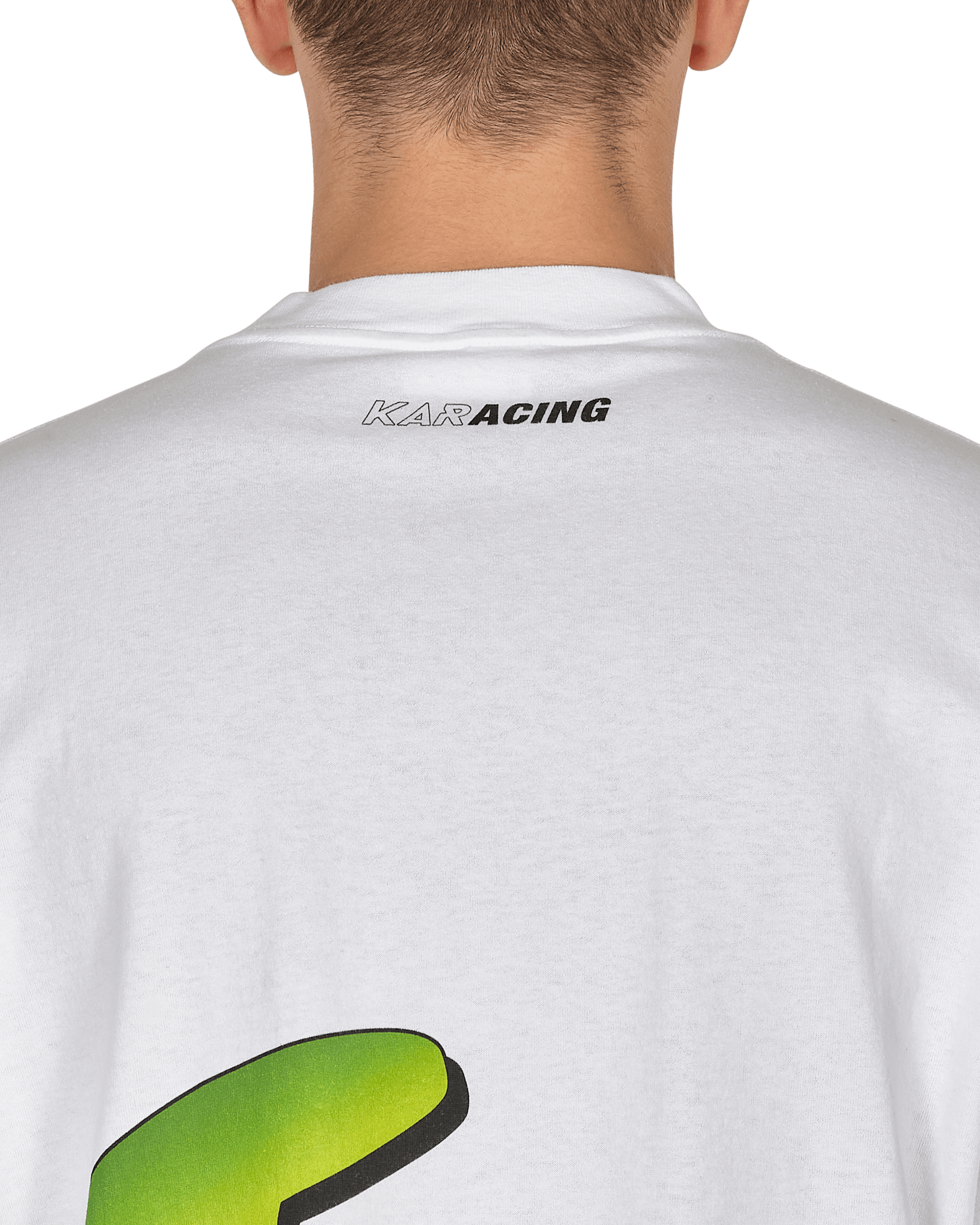 L'Art De L'Automobile Mock Neck Collar T-Shirts White T-Shirts Shortsleeve KARSPLASH-01-B 002