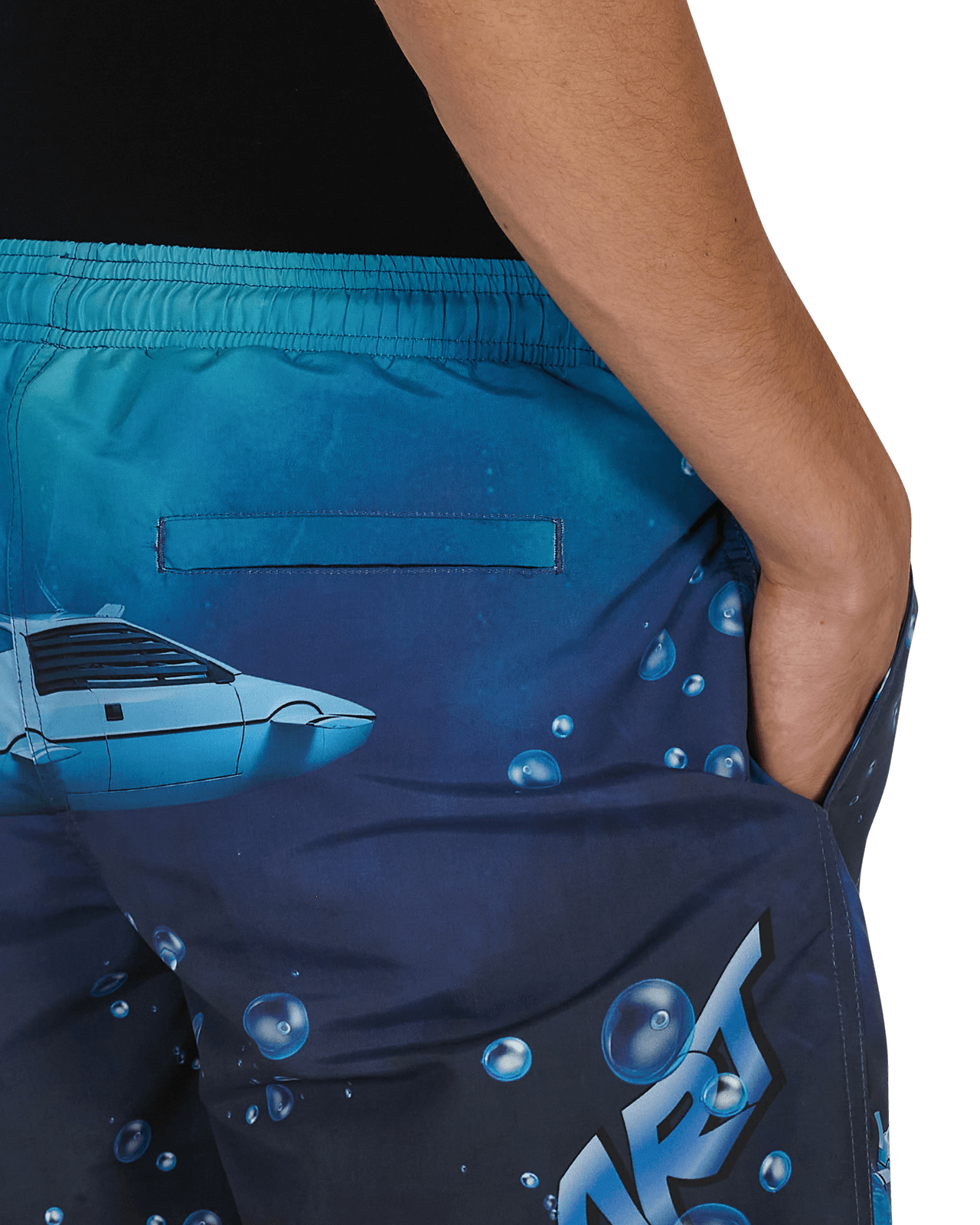 L'Art De L'Automobile Swimwear Short Blue Swimwear Swim Trunks KARESPRIT 004