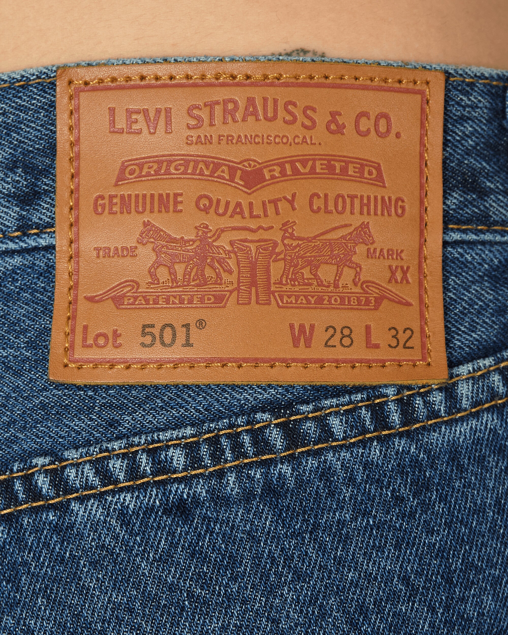 Levi's Levi'S 501 - 150Th Anniversary - Sj Stone Washed Pants Denim A5489 0011