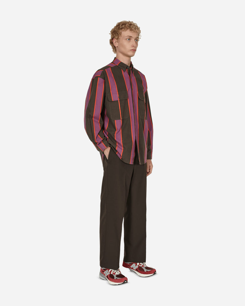 Levi's® Skateboarding Long Sleeve Stripe Shirt Purple Red Shirts Longsleeve A0953 0005