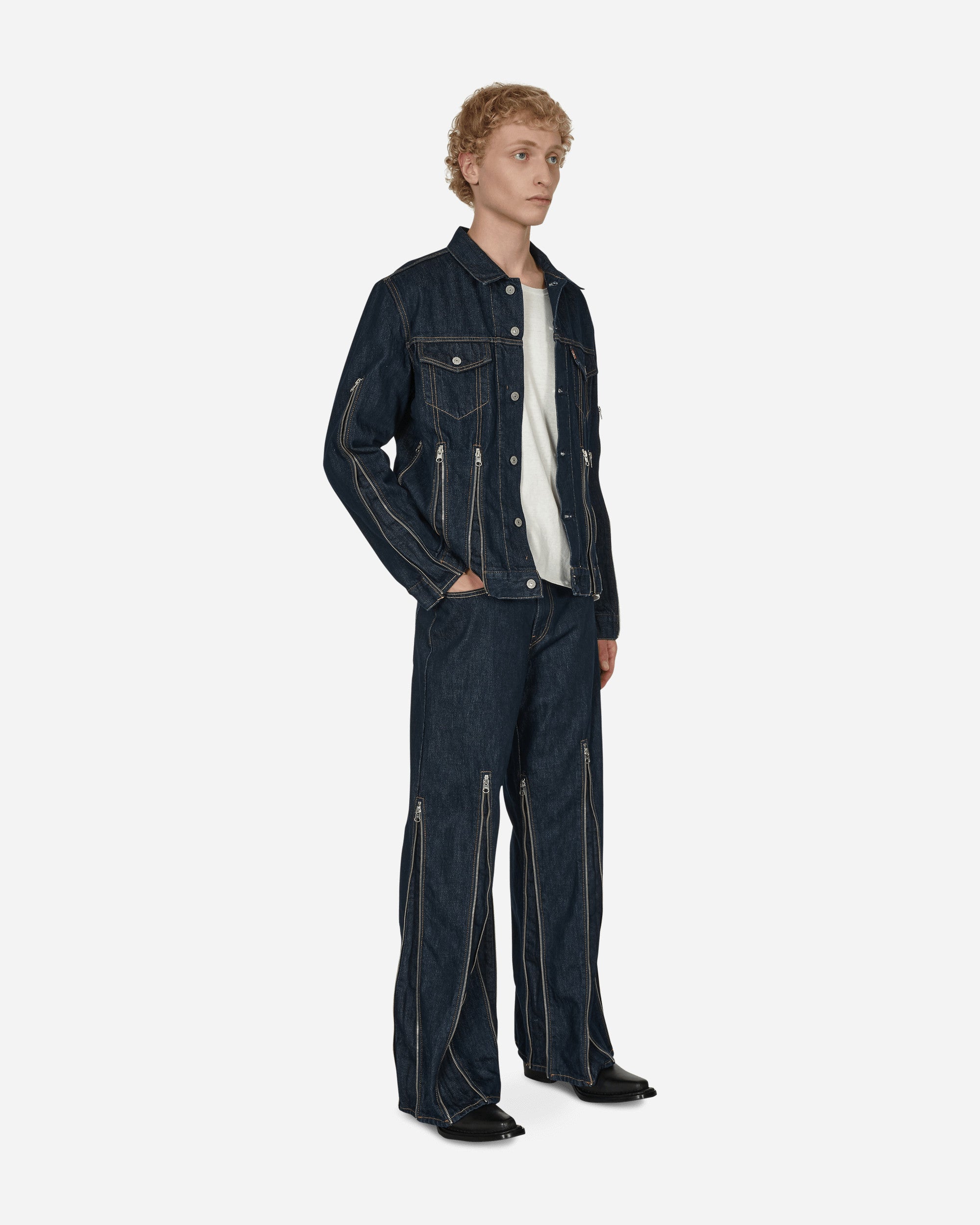 Levi's® Vintage Clothing Zipper Trucker X No Sesso Indigo Coats and Jackets Denim Jackets A1792 0000