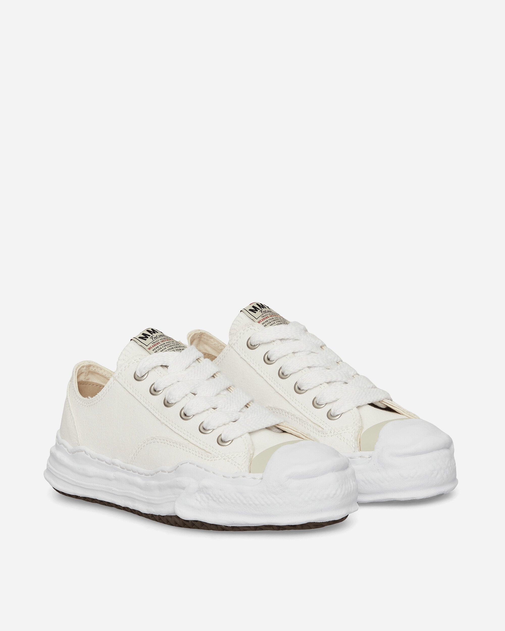 Hank OG Sole Canvas Low Sneakers White