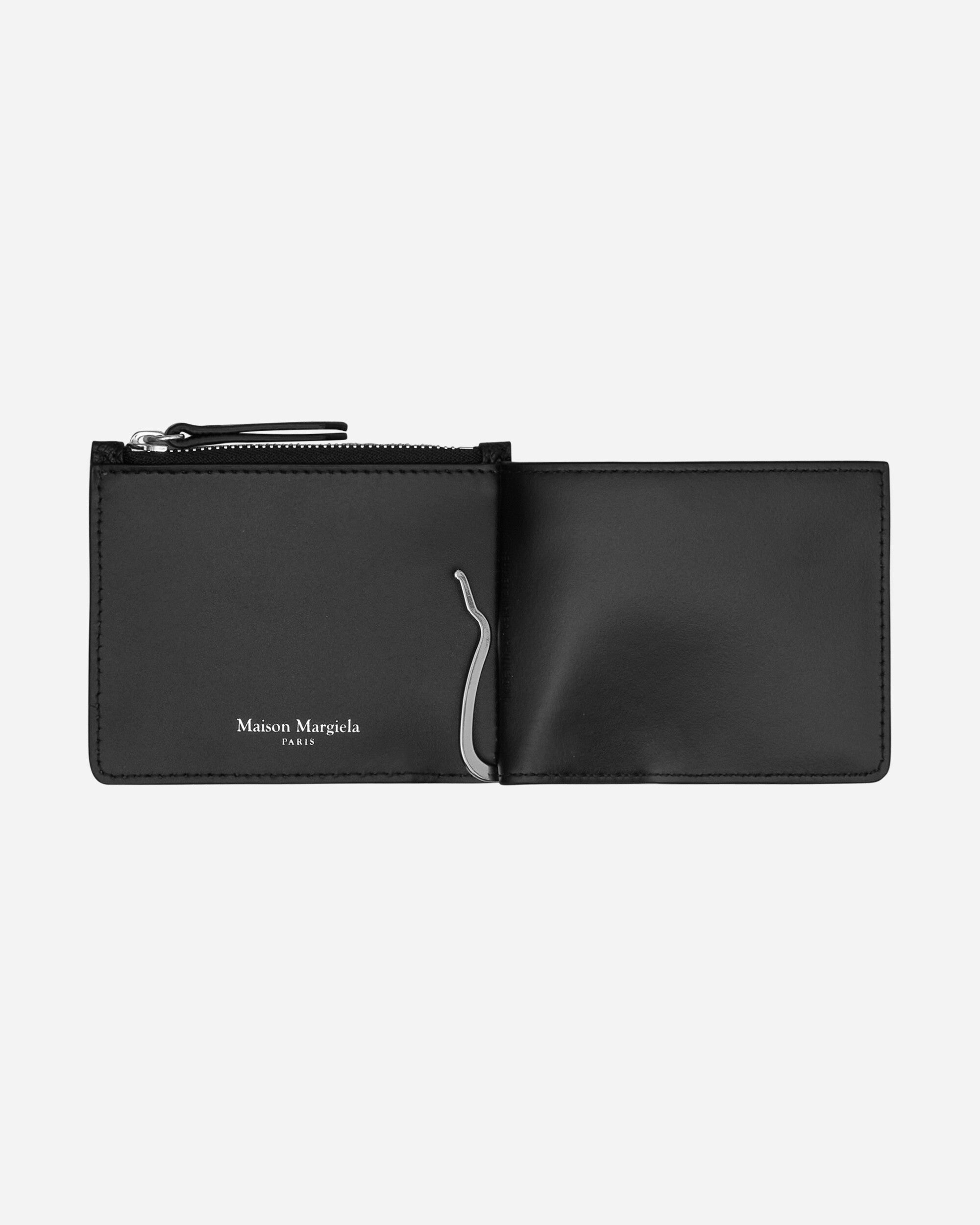 Maison Margiela Wallet Slim 2 Pincer Black Wallets and Cardholders Wallets SA1UI0018 T8013