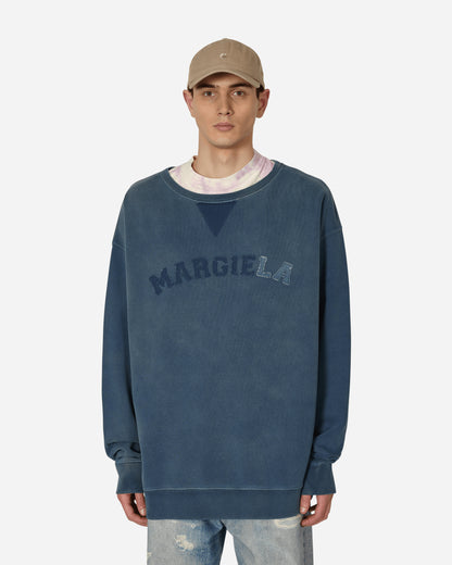 Maison Margiela Felpa Blue Sweatshirts Crewneck S50GU0209 469
