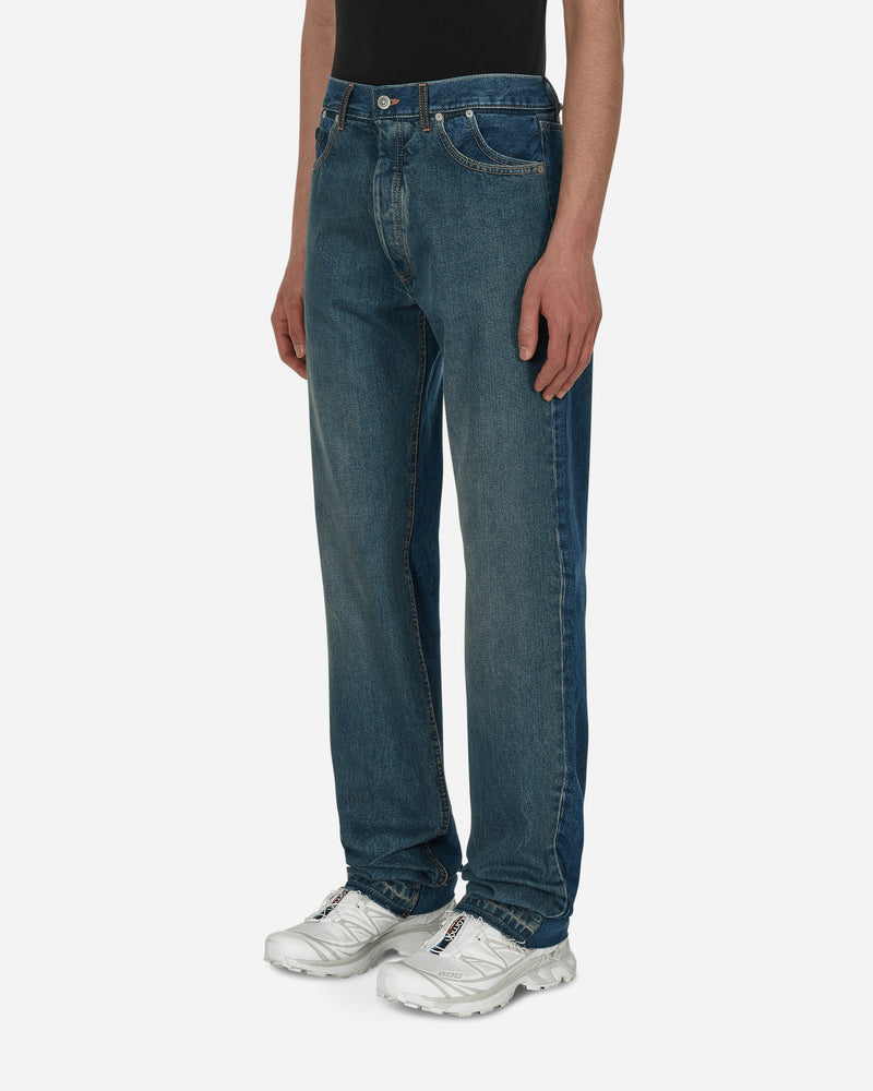 Maison Margiela Pants 5 Pockets Dirty Medium Blue Raw Indigo Pants Denim S50LA0194S30561 979