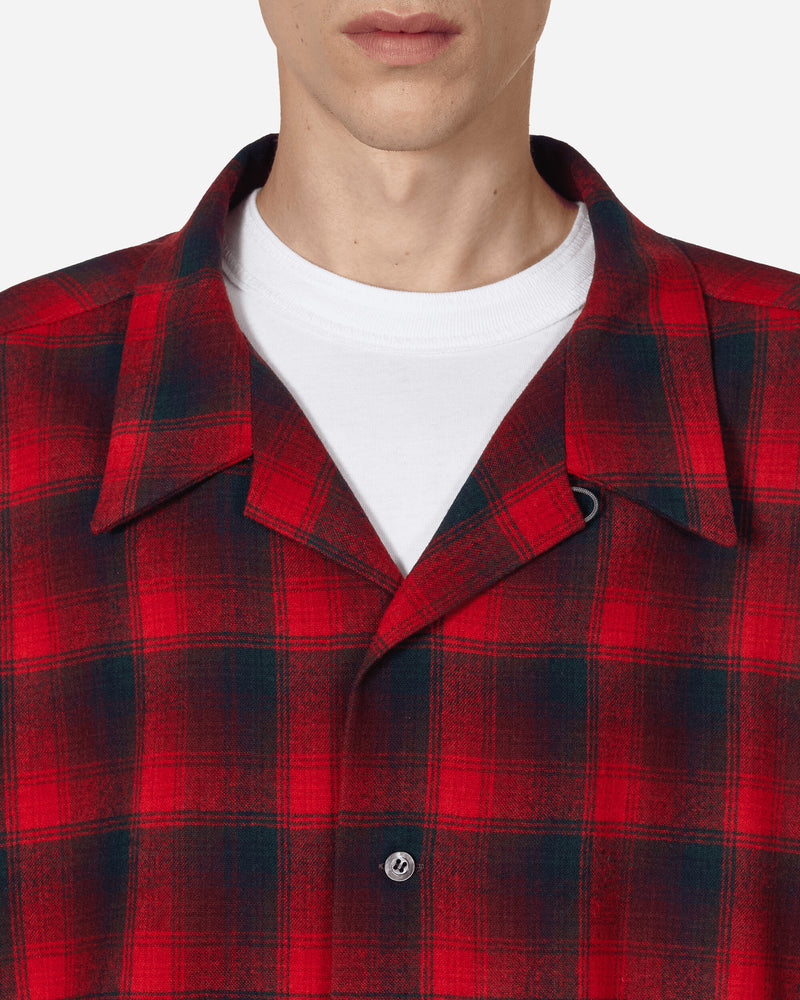 Maison Margiela Long-Sleeved Shirt Xpendleton Red Shirts Longsleeve Shirt S67DT0010 001F